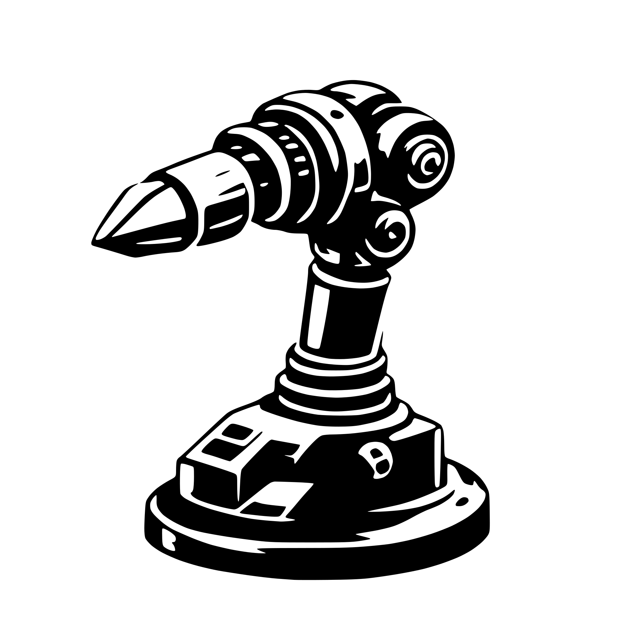 AI-generated SVG of a robot arm