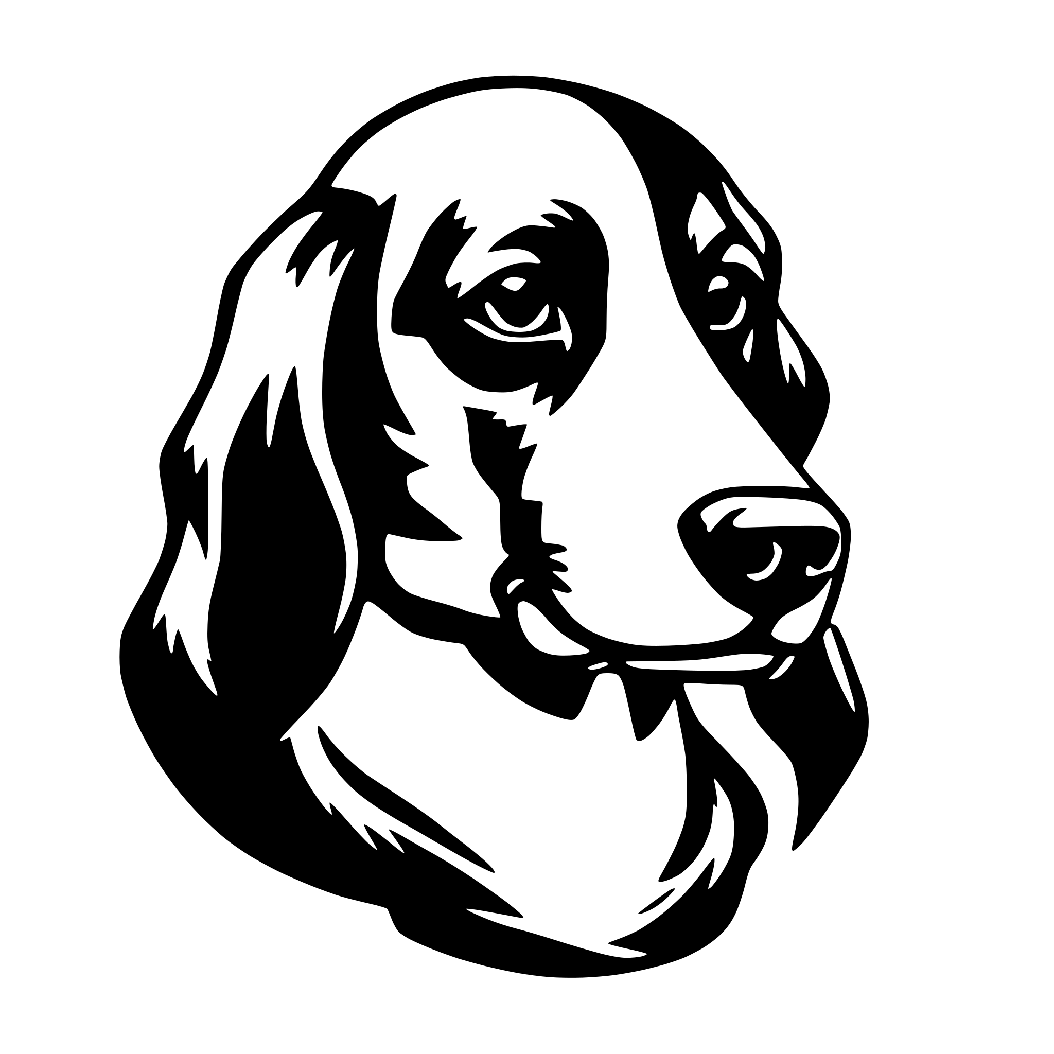 AI-generated SVG of a Dog logo