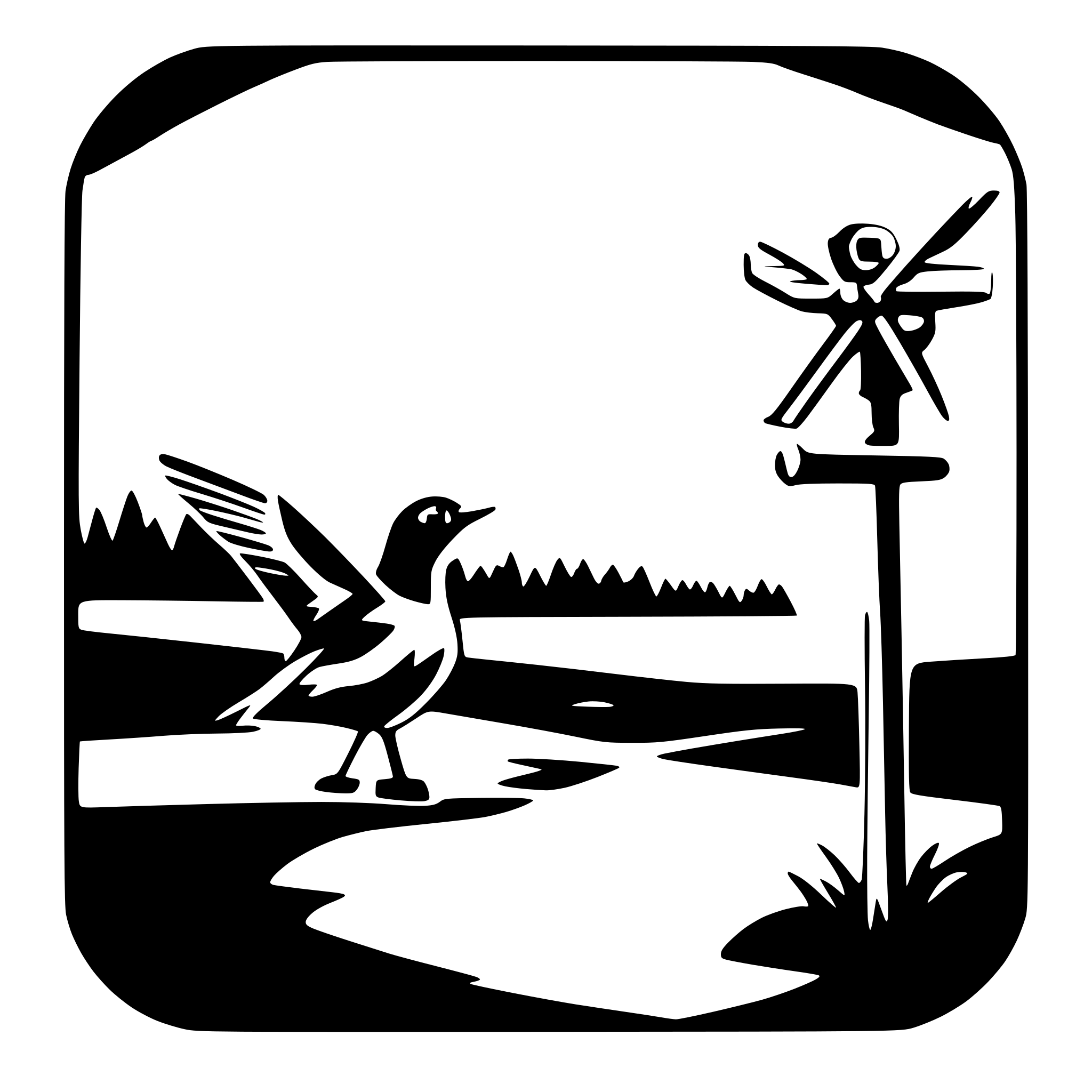 AI-generated SVG of a no snowbirds