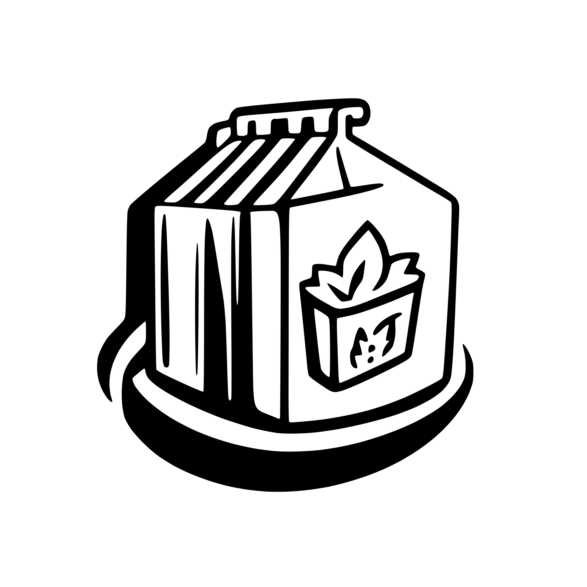 AI-generated SVG of a High tech application that manages street markets. Very simple. Modern.