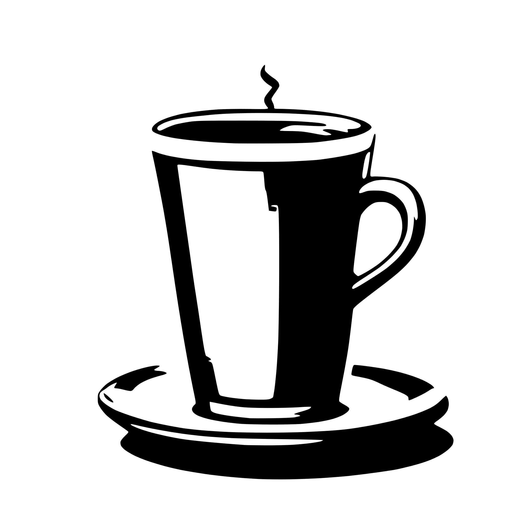 AI-generated SVG of a coffee cup