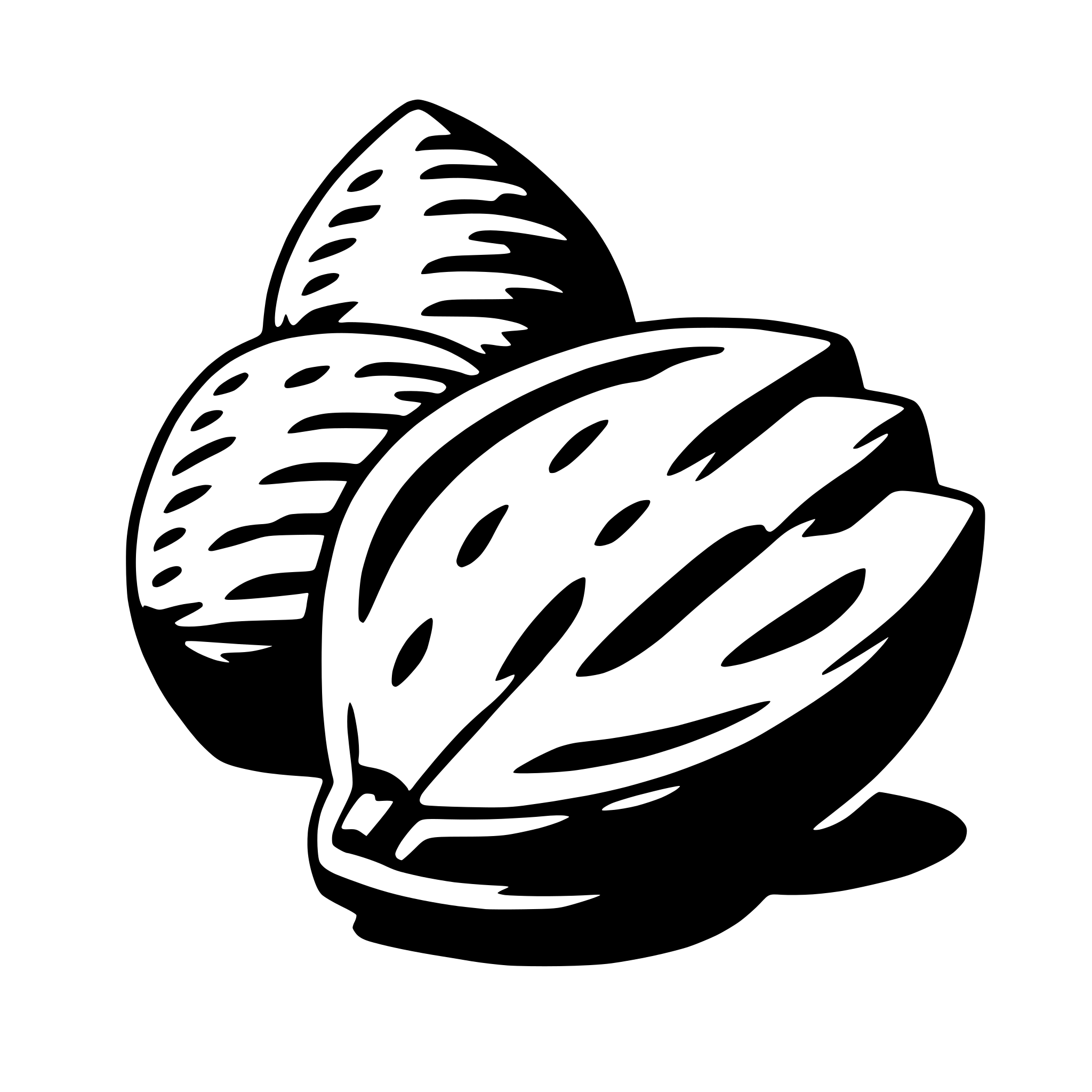 AI-generated SVG of 'nut'