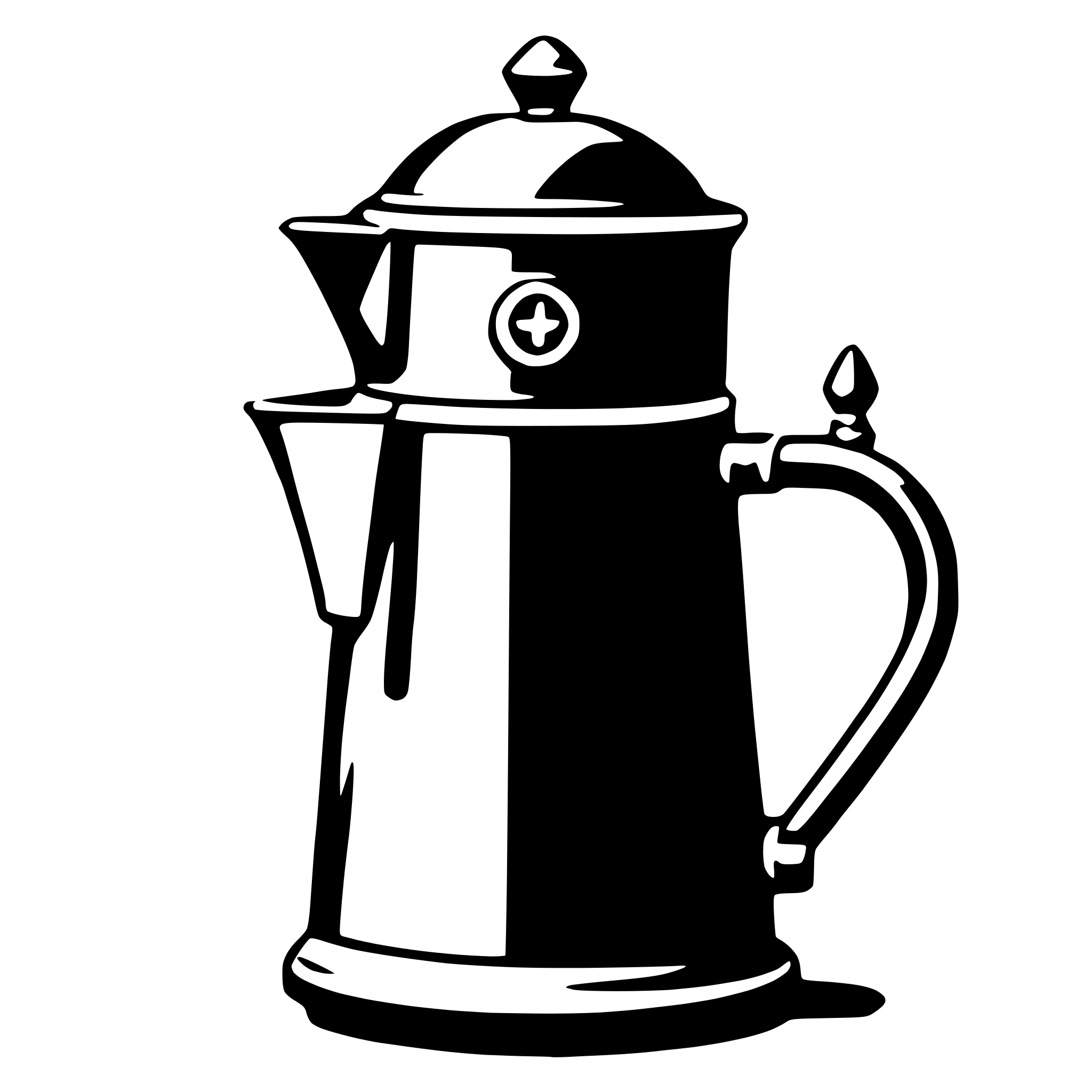 AI-generated SVG of a coffee pot