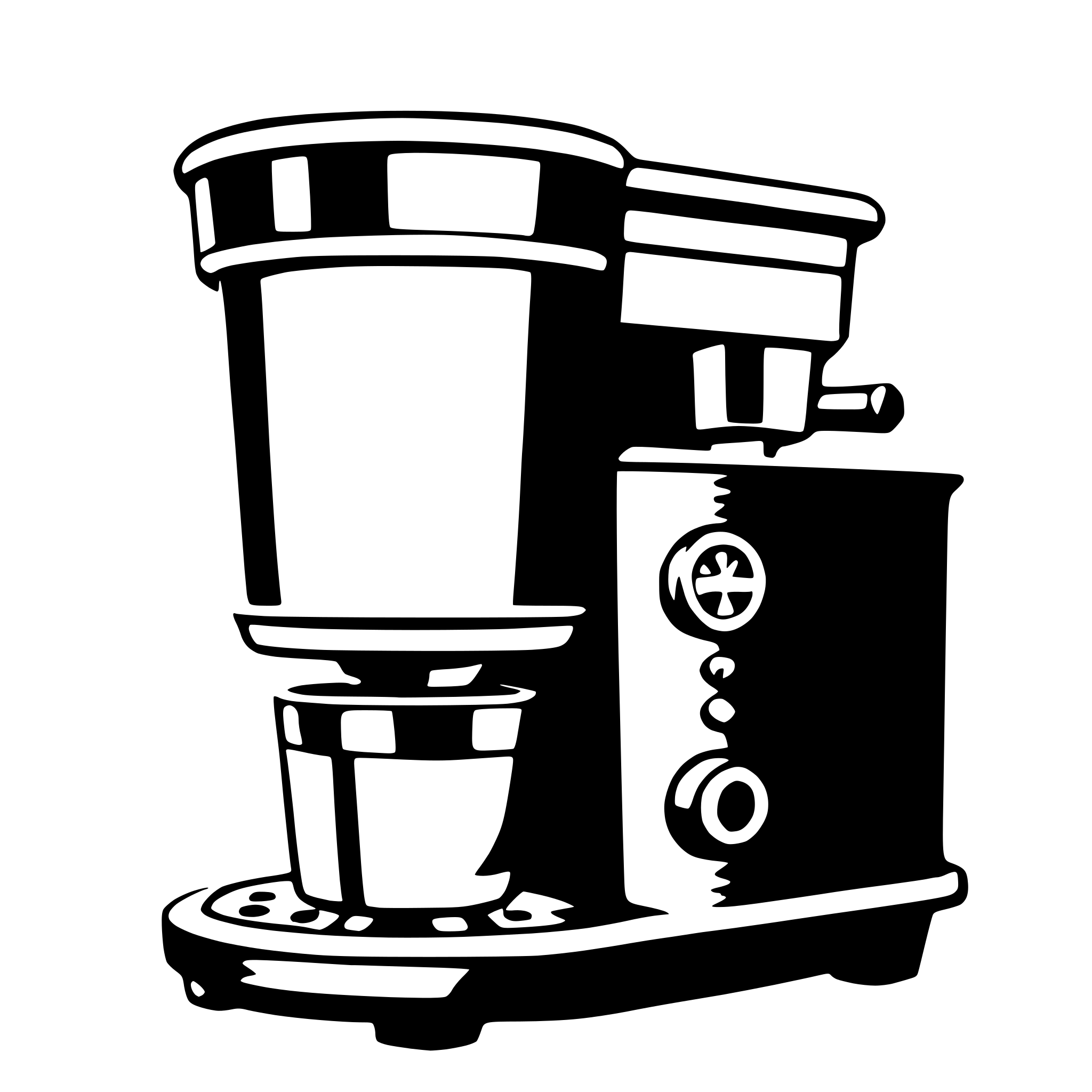 AI-generated SVG of 'coffee maker'
