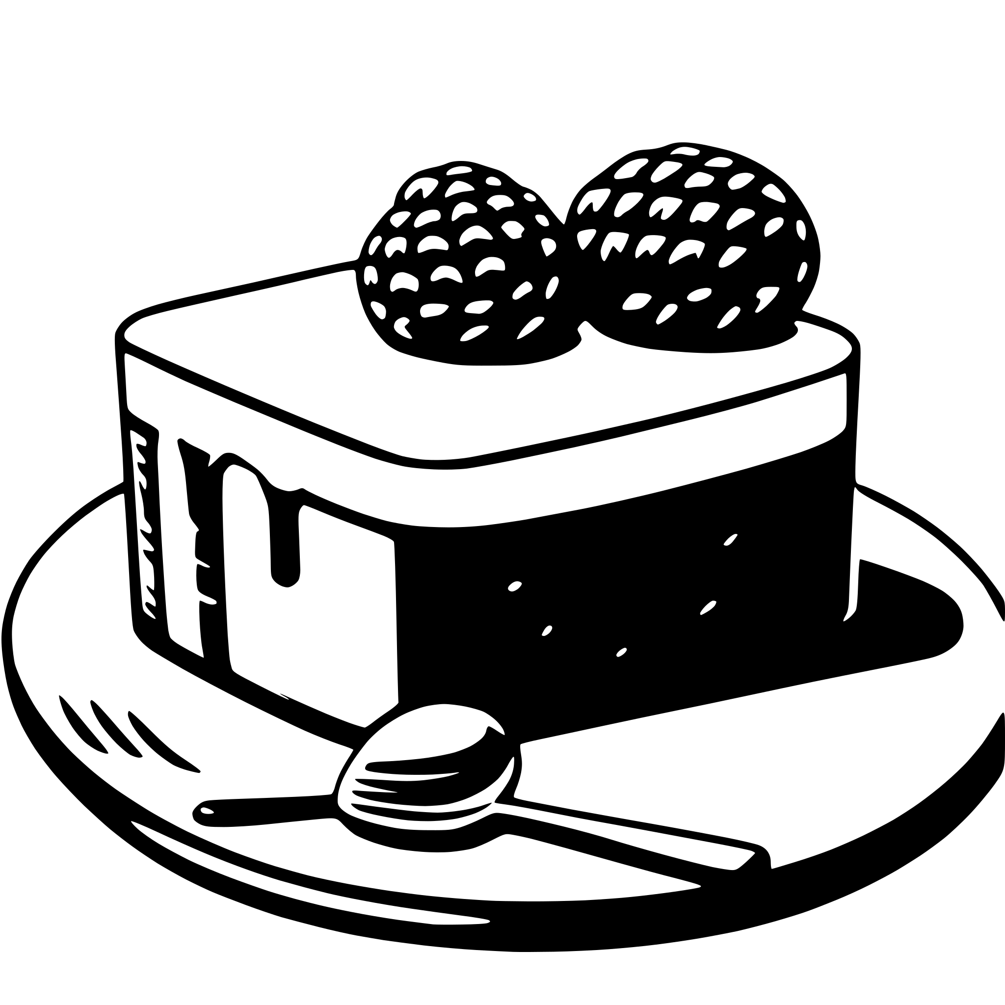 AI-generated SVG of a dessert