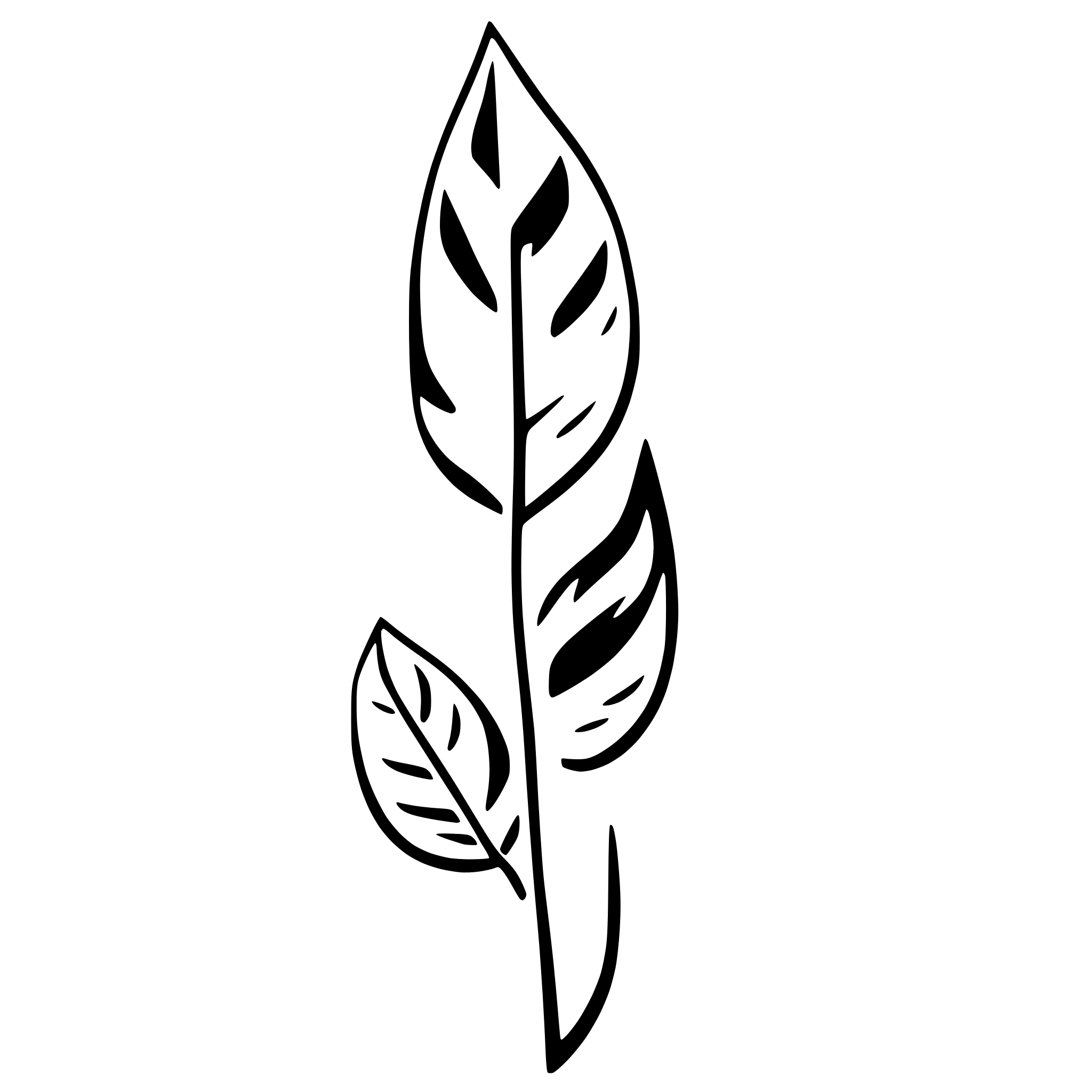 AI-generated SVG of 'leaves'