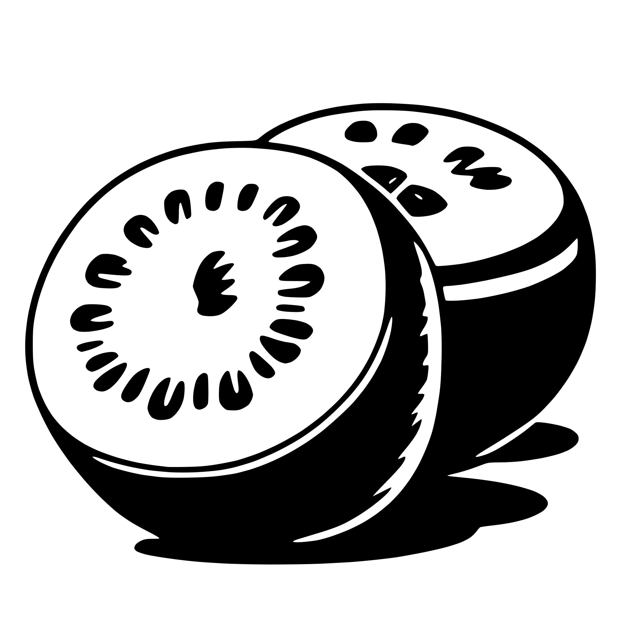 AI-generated SVG of a kiwi fruit