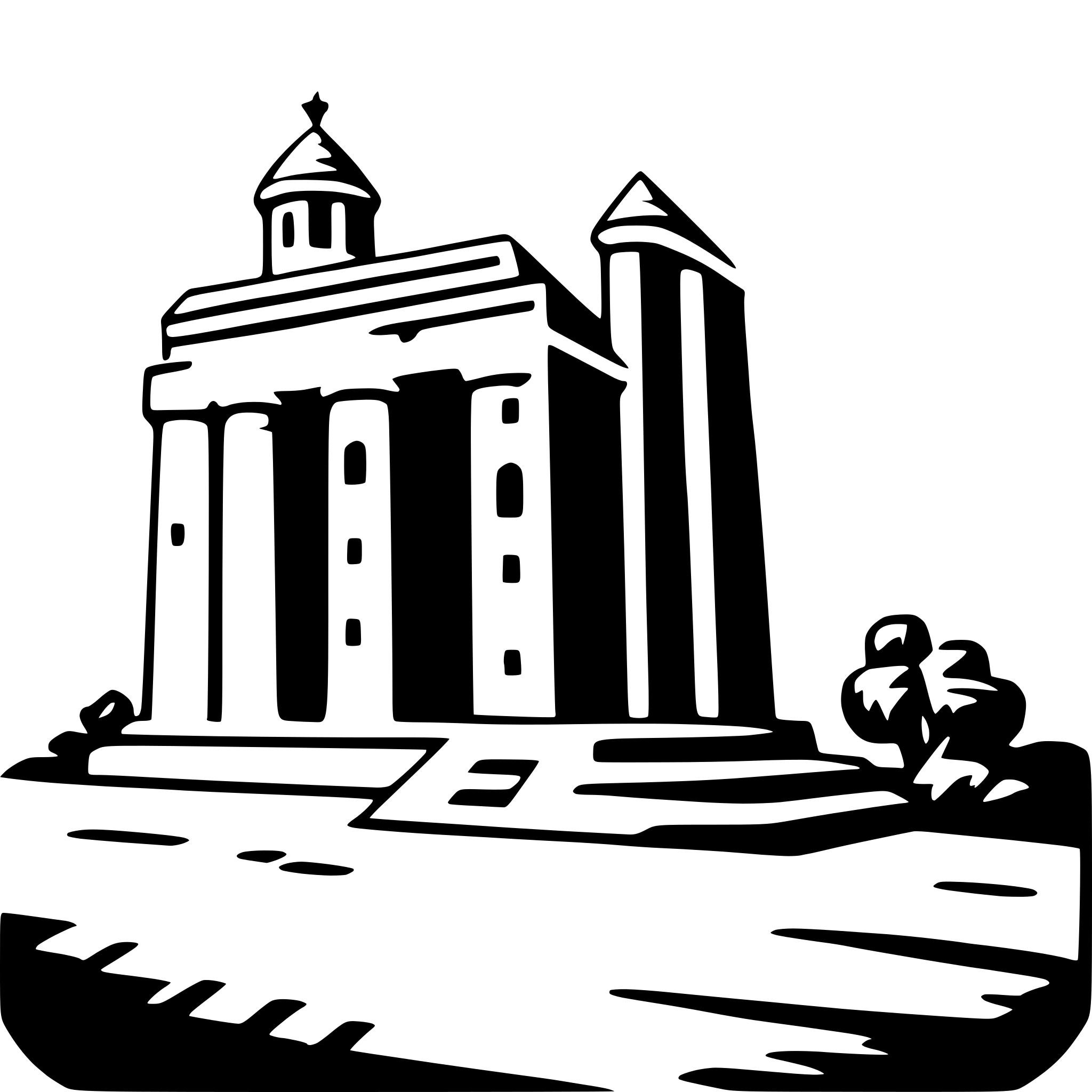 AI-generated SVG of a petra
