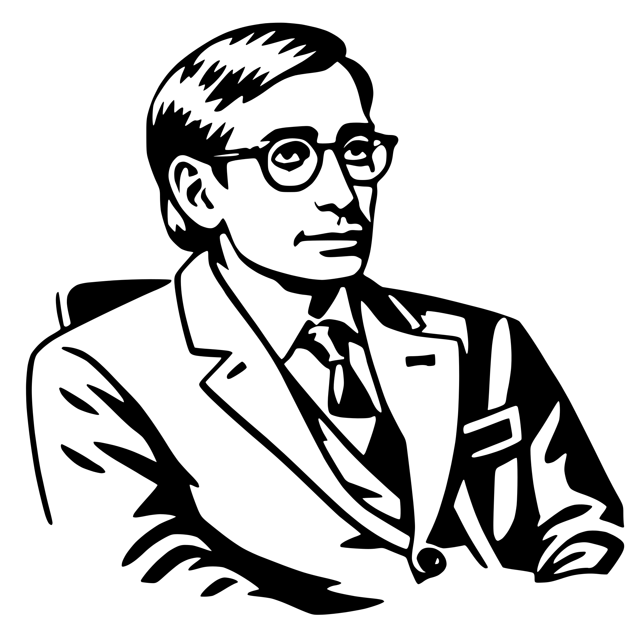 AI-generated SVG of 'stephen hawking'
