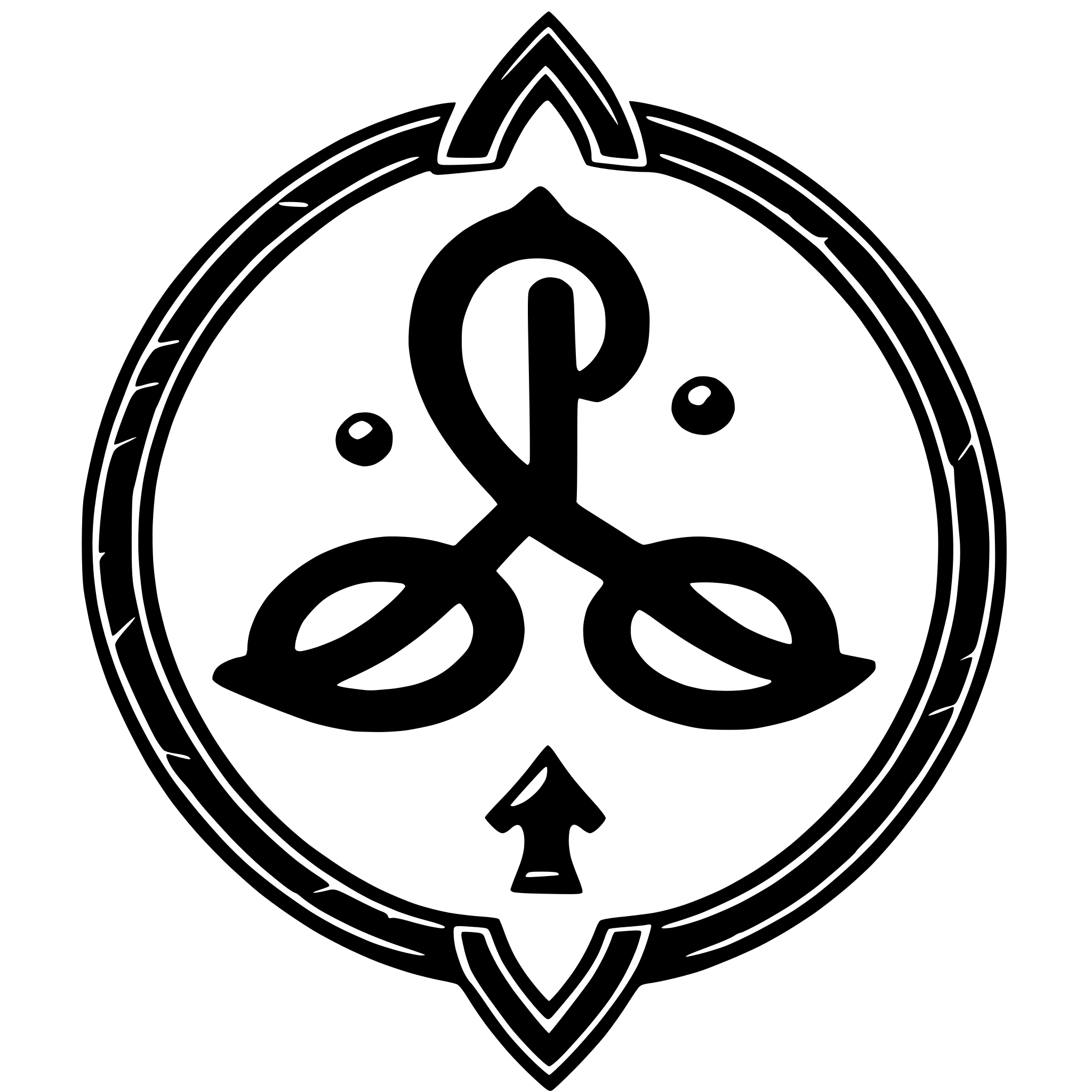 AI-generated SVG of 'Triskele'