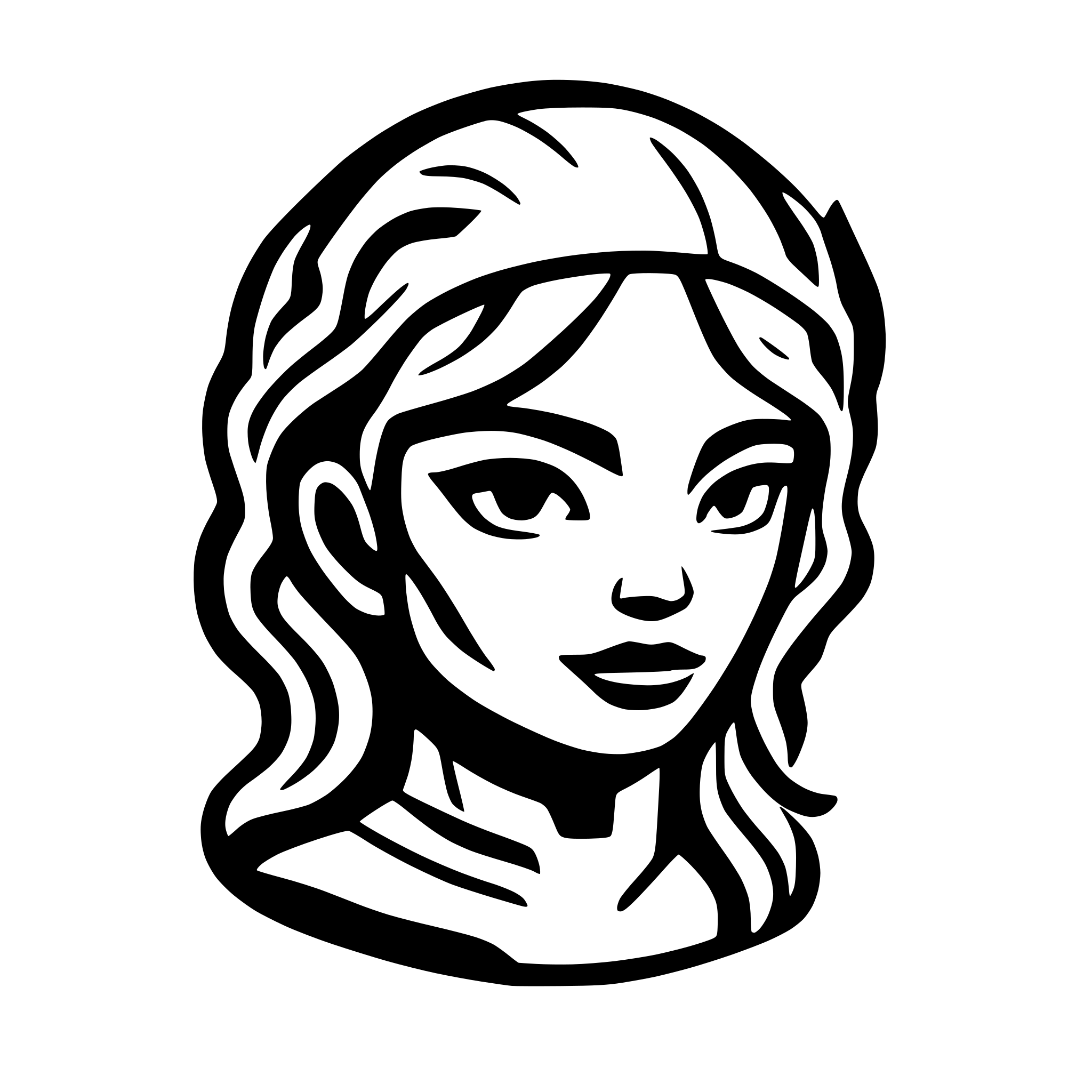 AI-generated SVG of a warrior