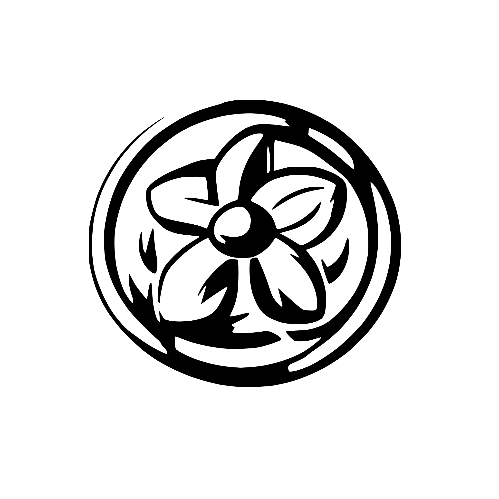 AI-generated SVG of 'atomic reaction logo'