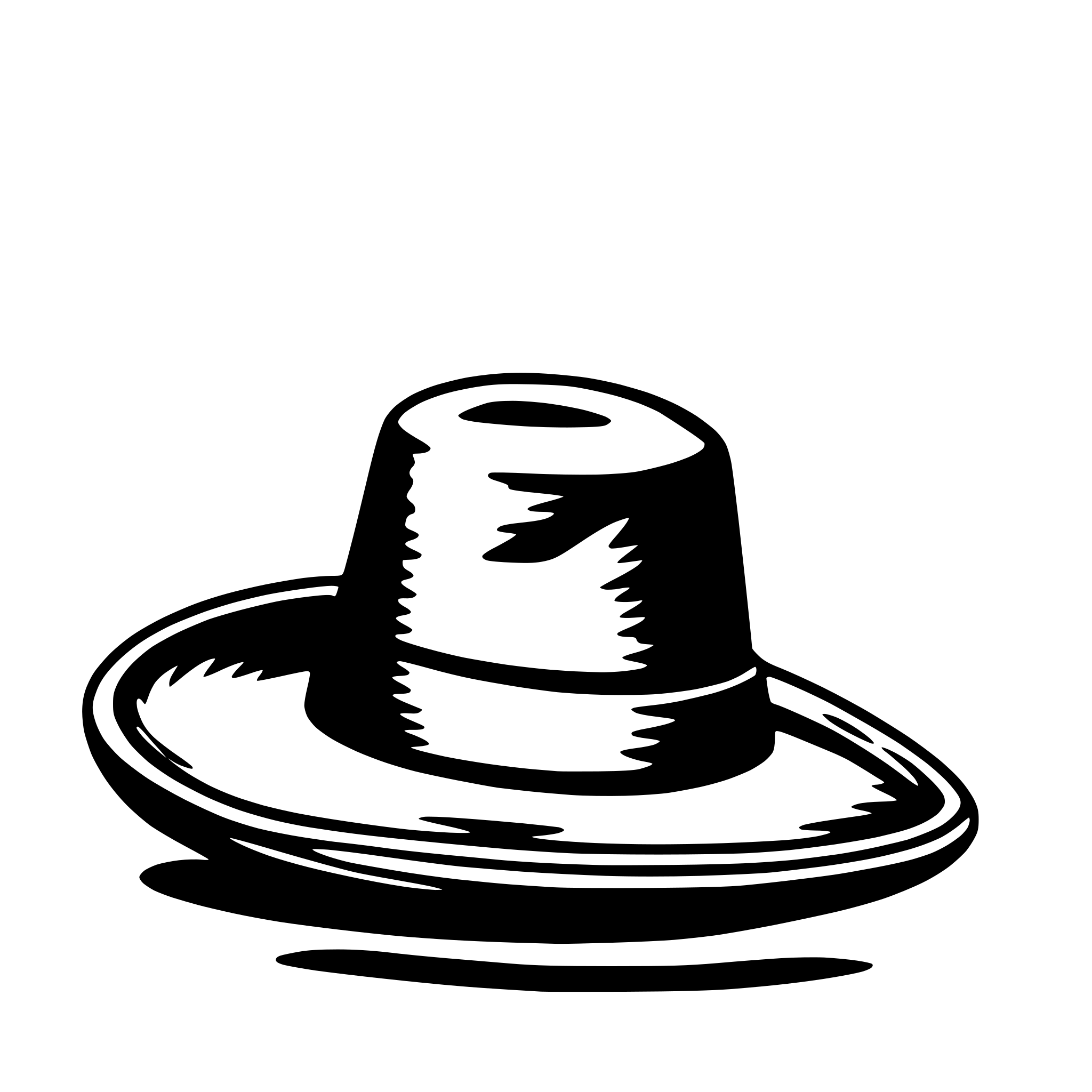 AI-generated SVG of a sombrero
