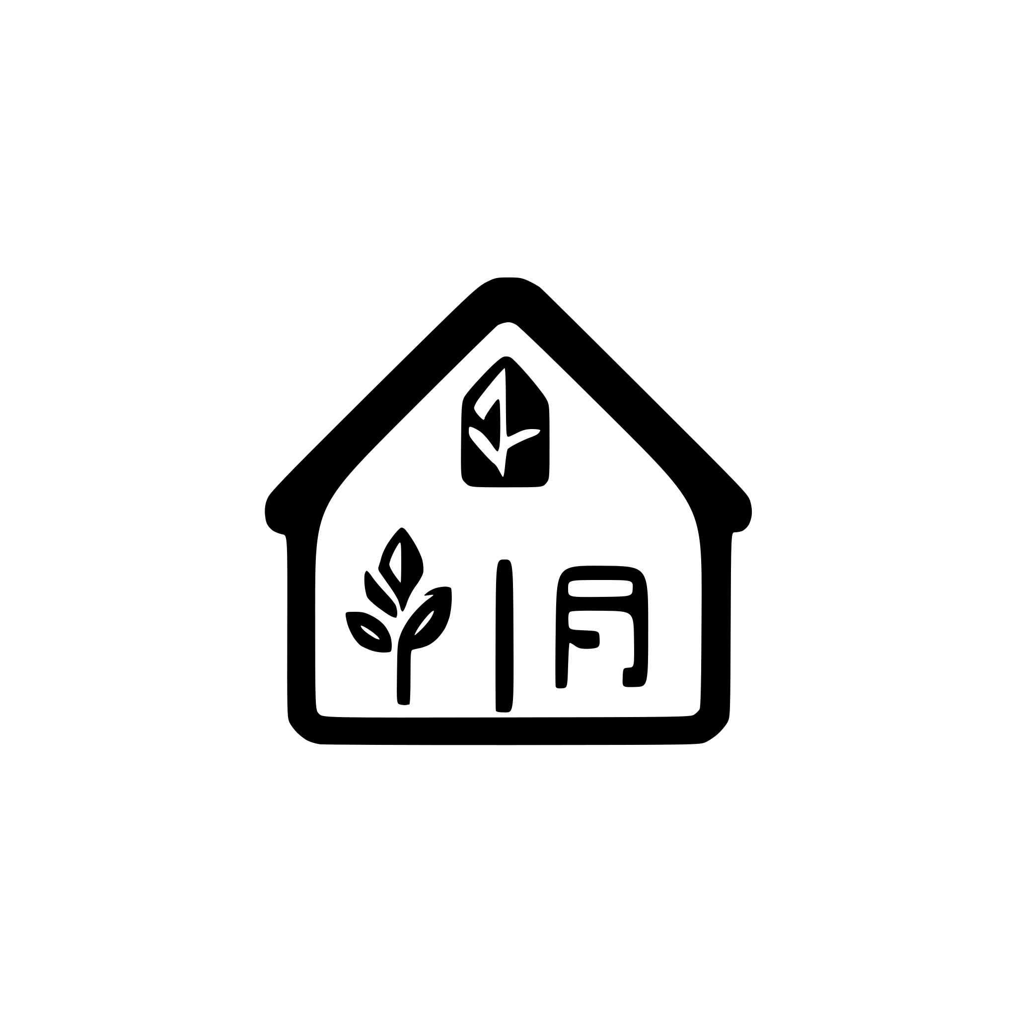 AI-generated SVG of a home icon that resmebles letterA