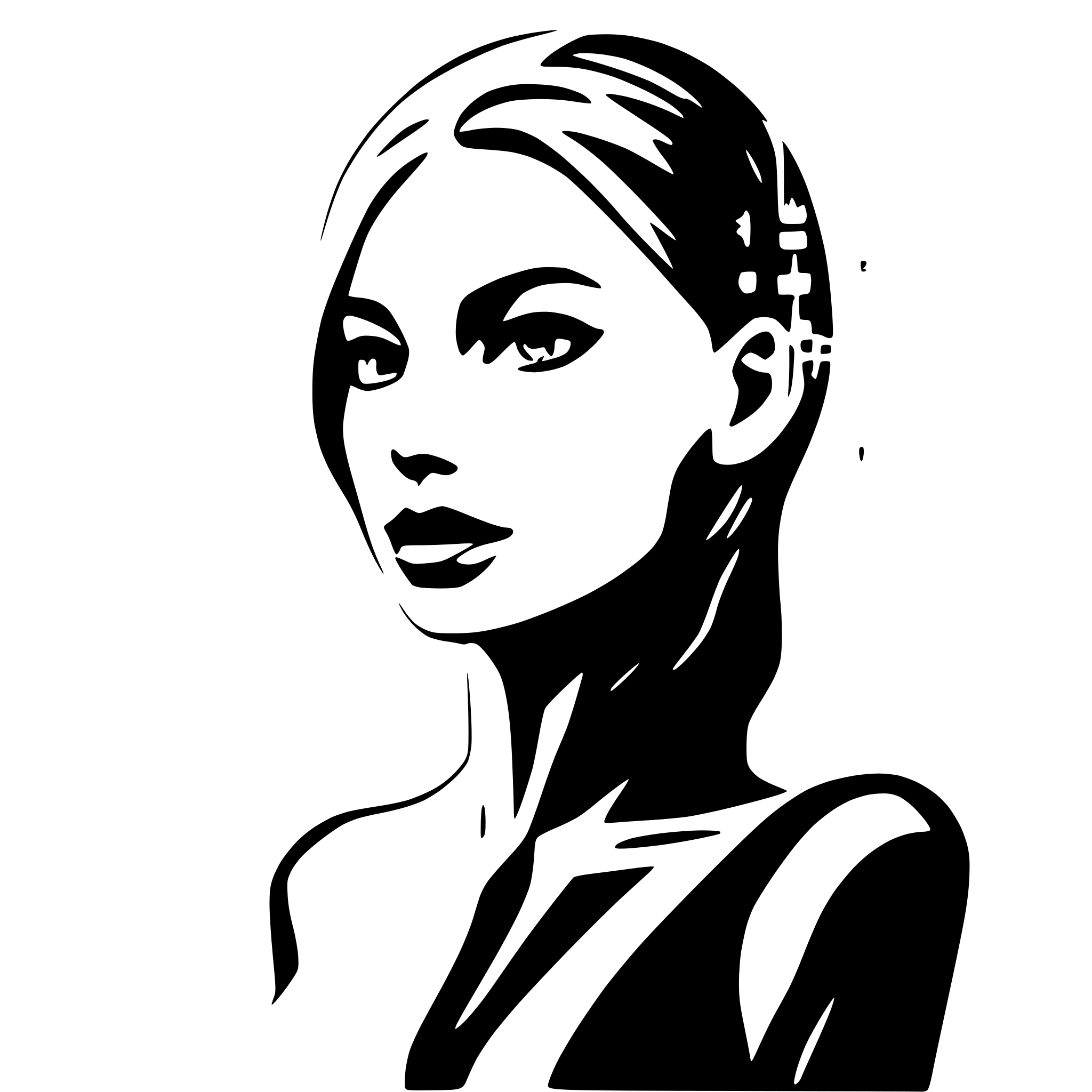 AI-generated SVG of a minimalist vector sihlouette. a person standing or sitting in focus, with binary code flowing from the head and circuit patterns integrated into the body. the poise is calm but powerfull, symbolysing deep thinking and logic. clean lines, monochrome, no background. woman. more IT details