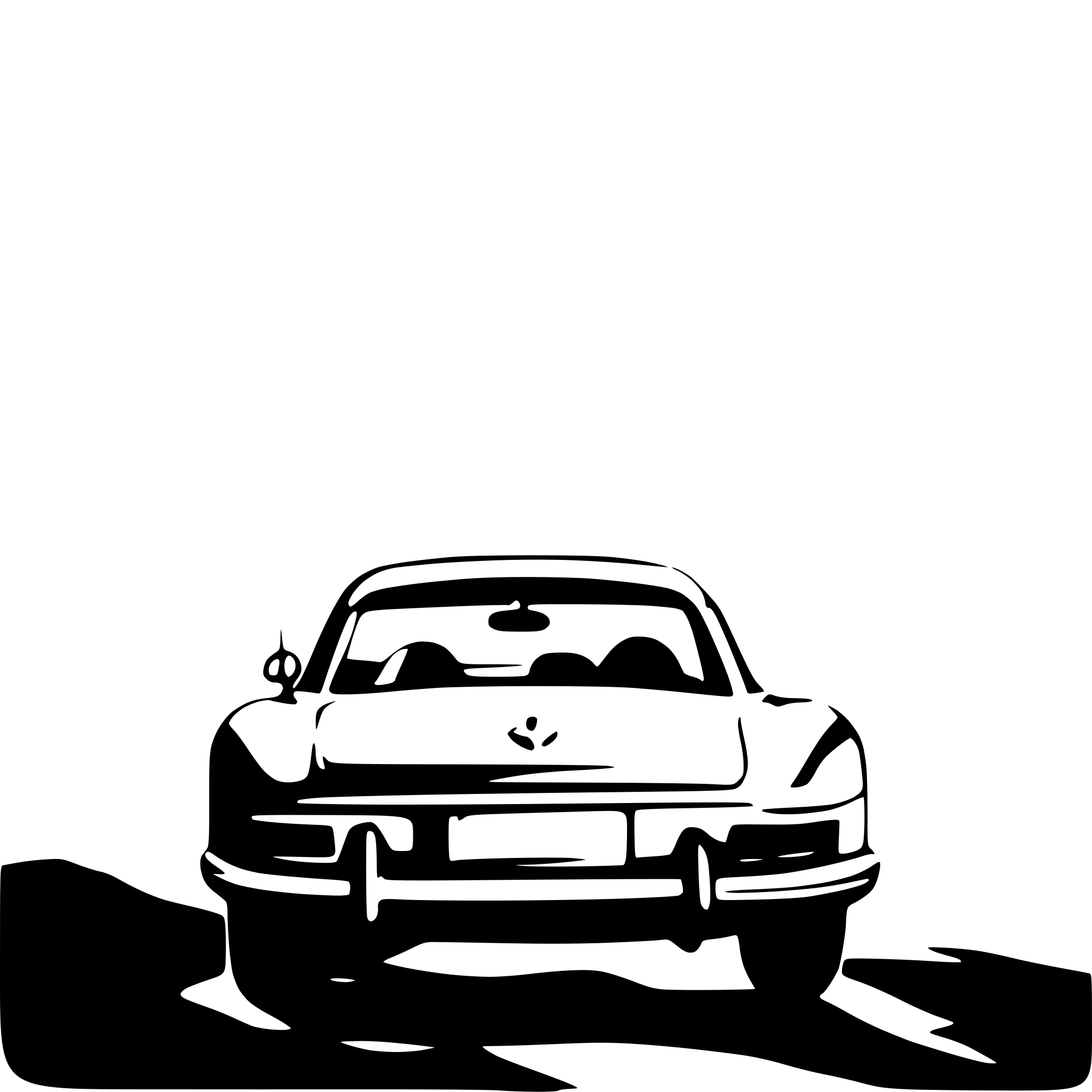AI-generated SVG of a 300 sl rear