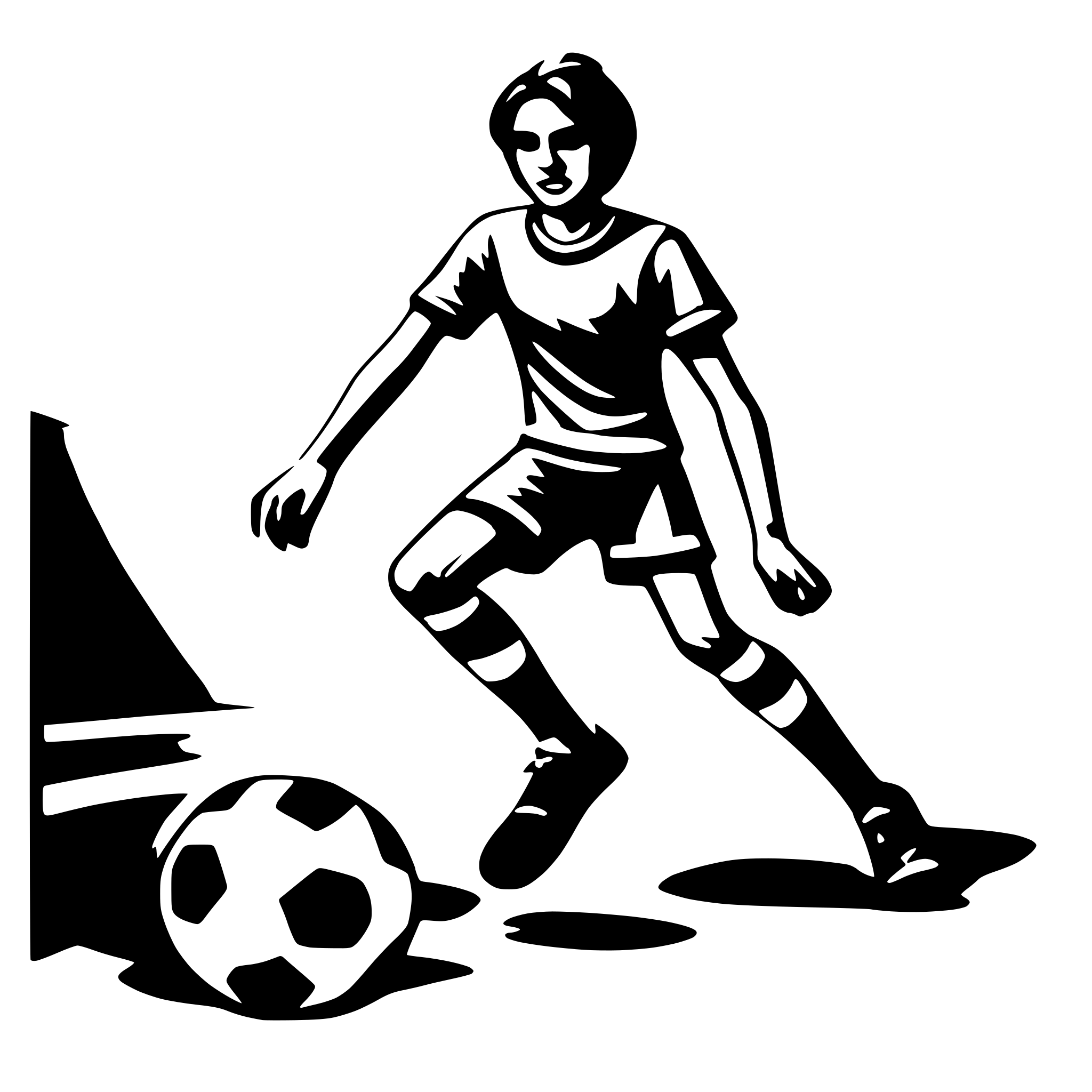 AI-generated SVG of a soccer