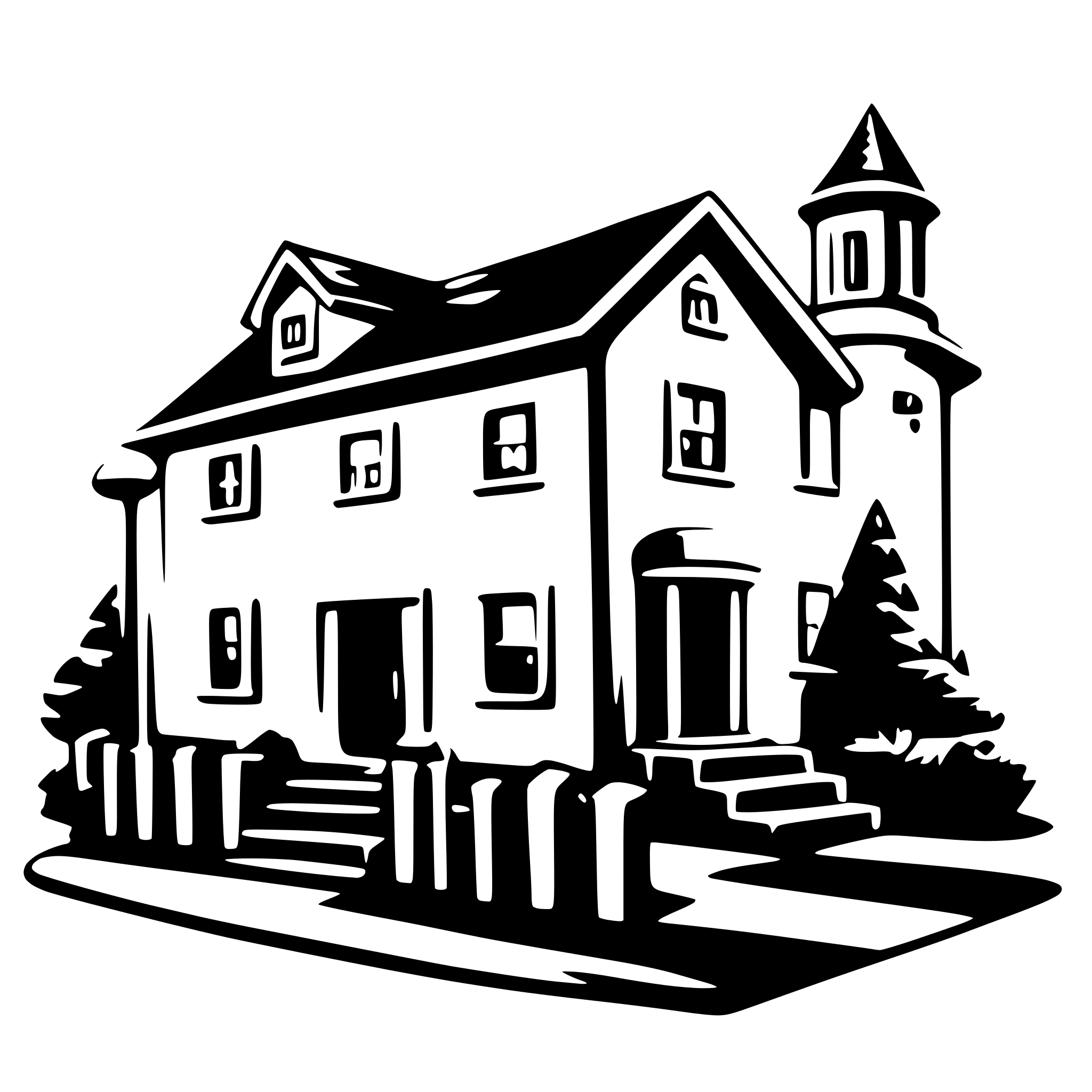 AI-generated SVG of a property management