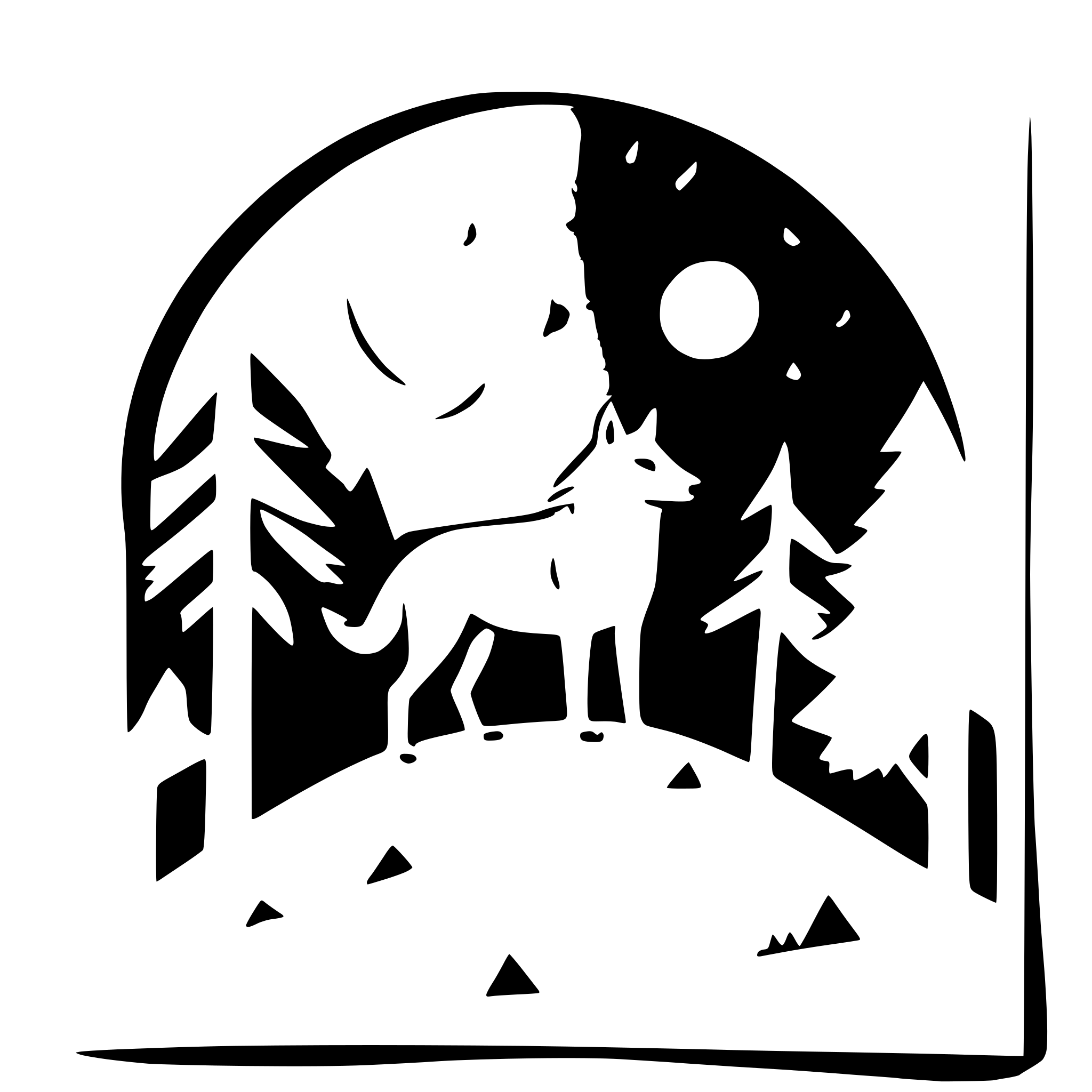AI-generated SVG of a moonlit night with wolves