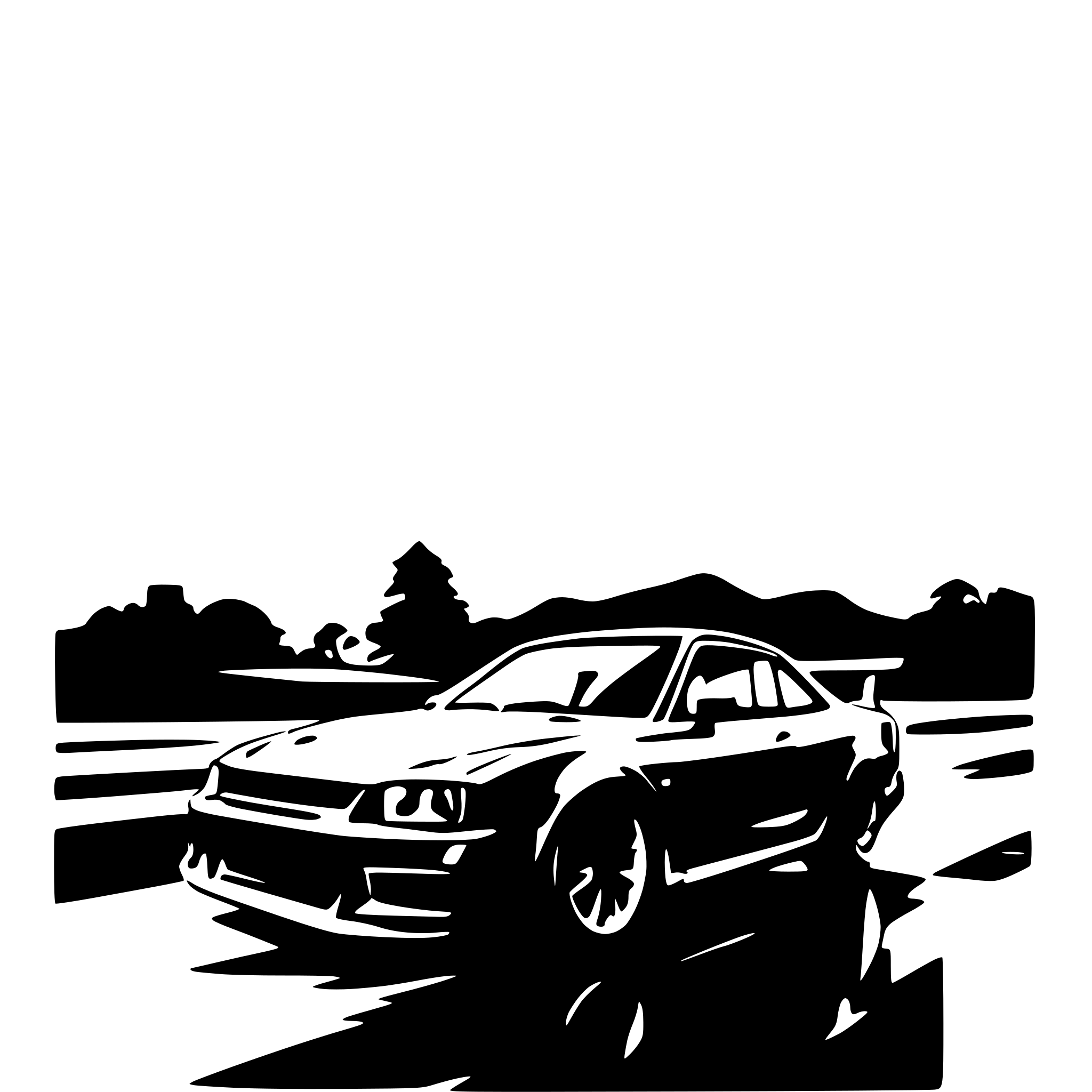 AI-generated SVG of a toyota hachiroku drifting