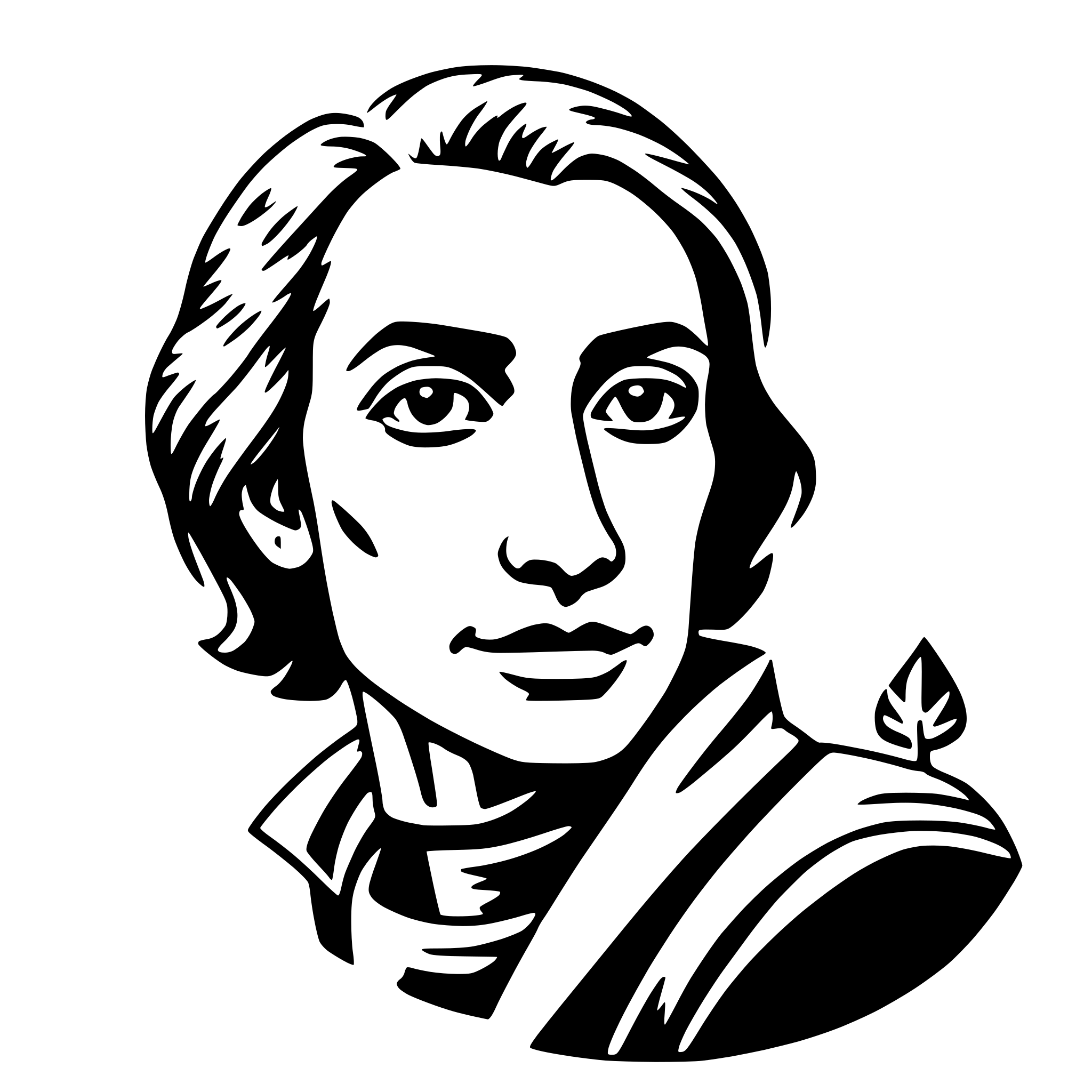 AI-generated SVG of 'tāne'