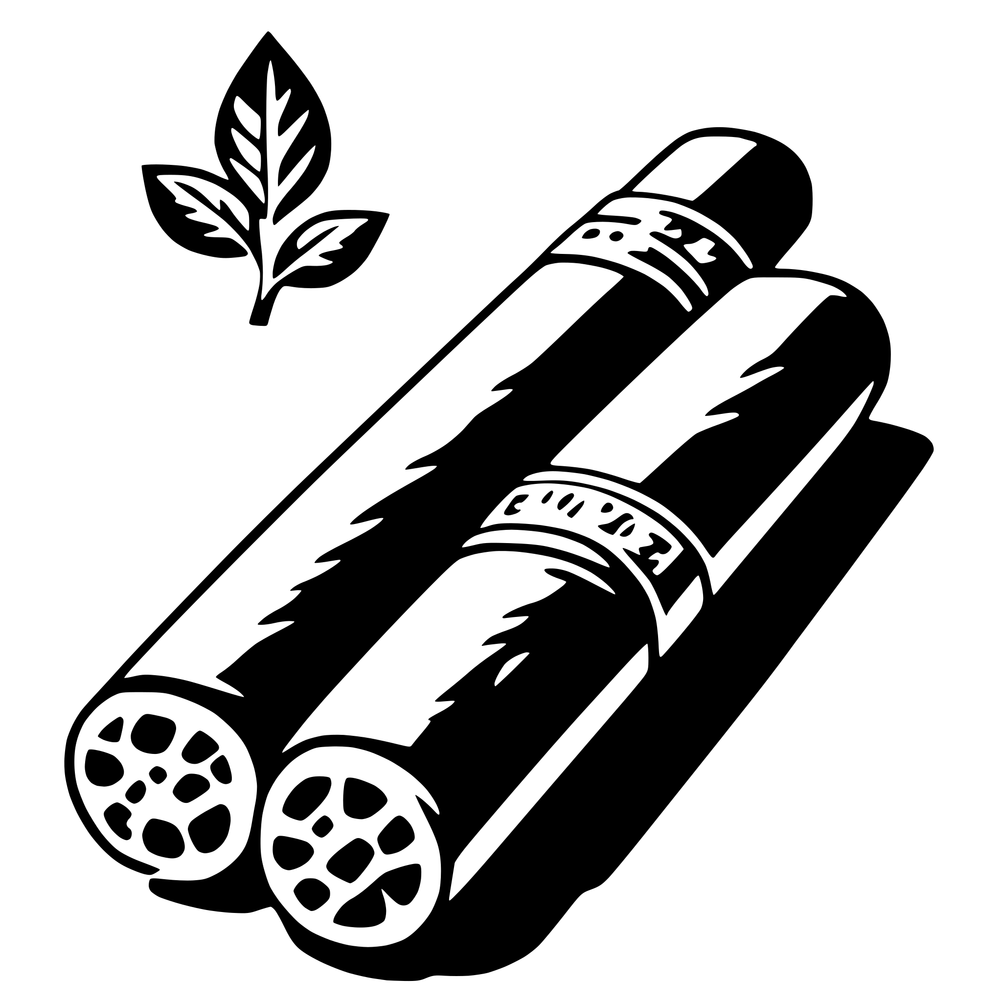 AI-generated SVG of a cigar