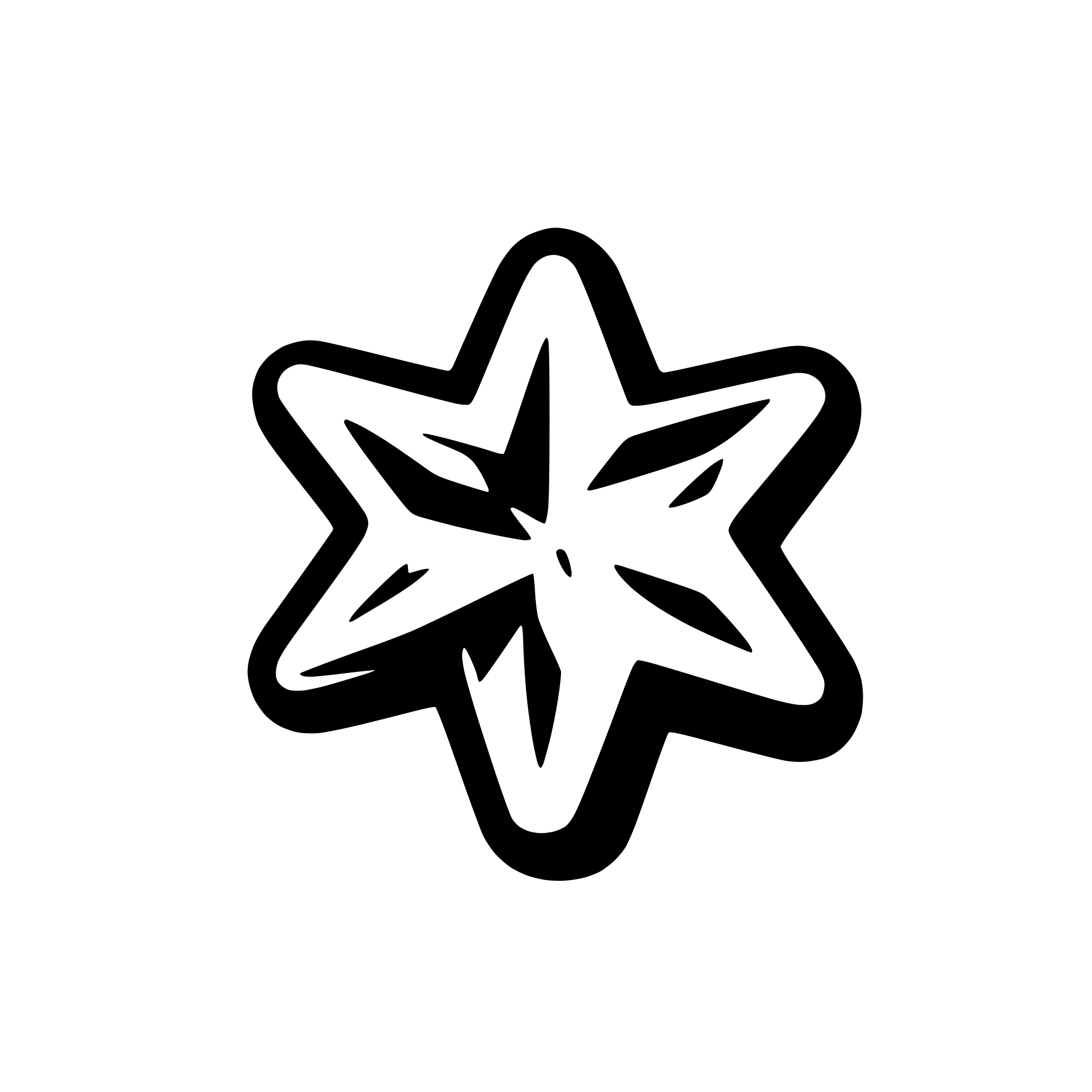 AI-generated SVG of a star