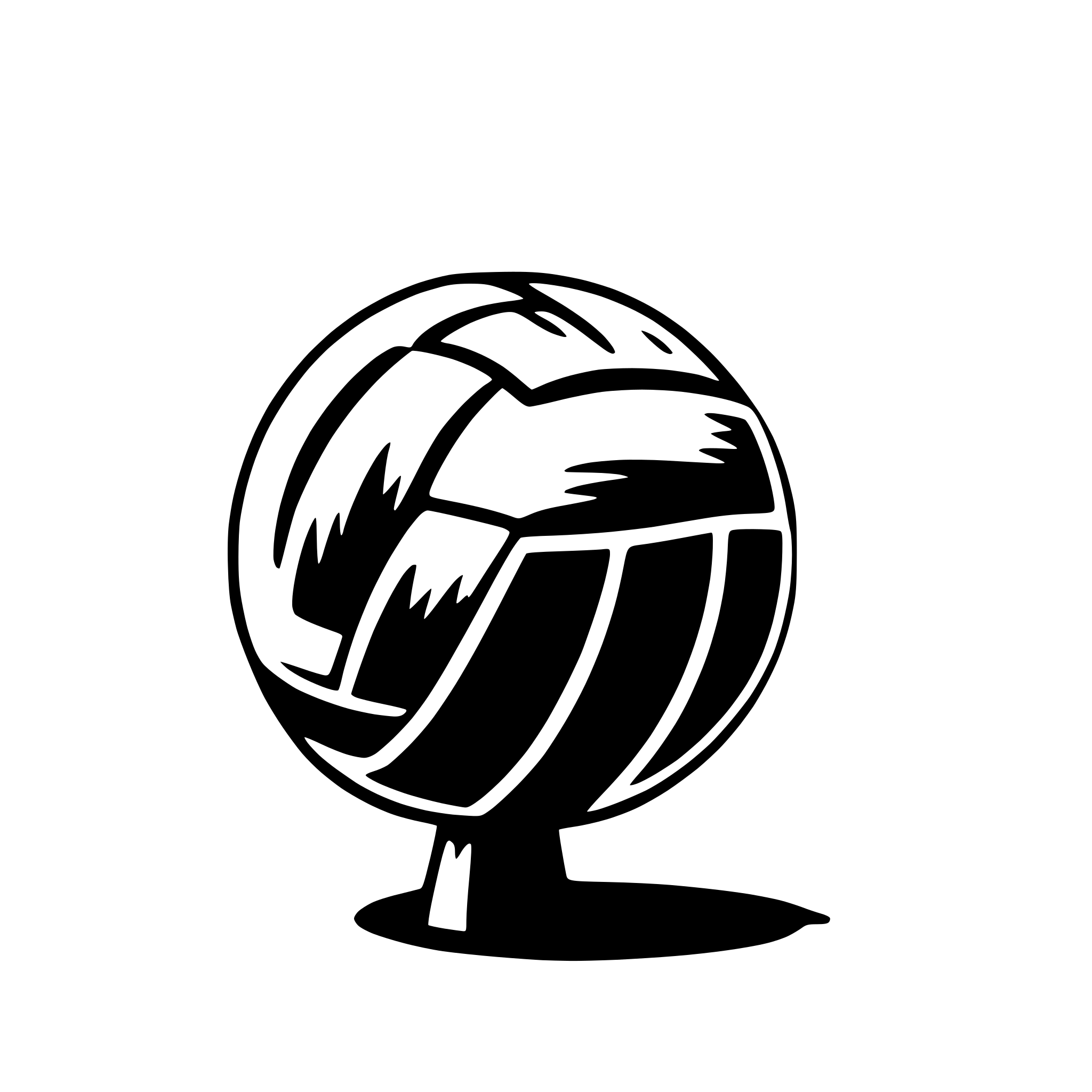 AI-generated SVG of 'volleyball'