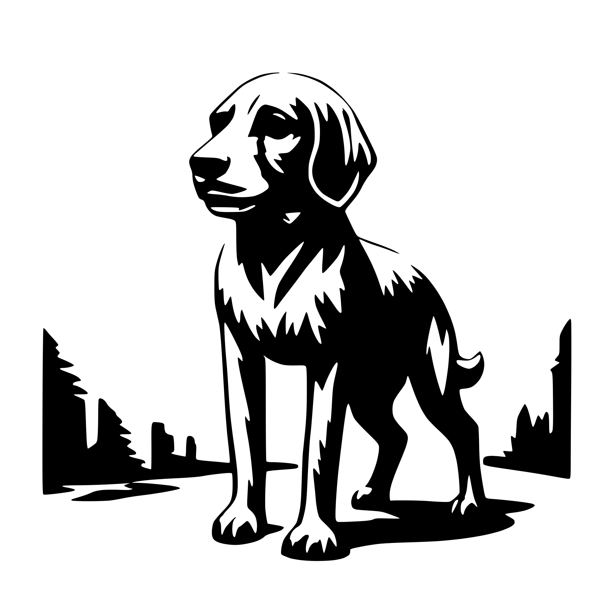 AI-generated SVG of a самурай