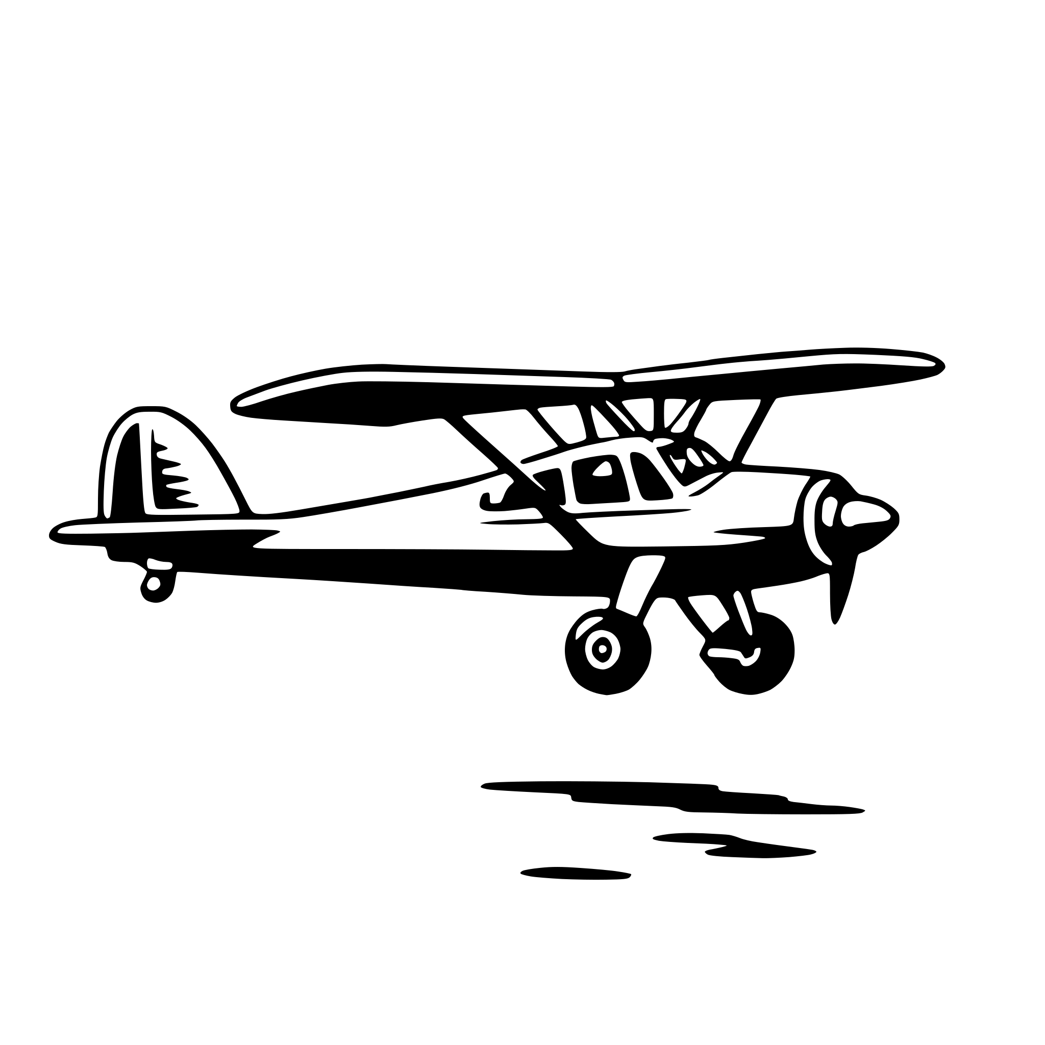 AI-generated SVG of 'ultralight aircraft'