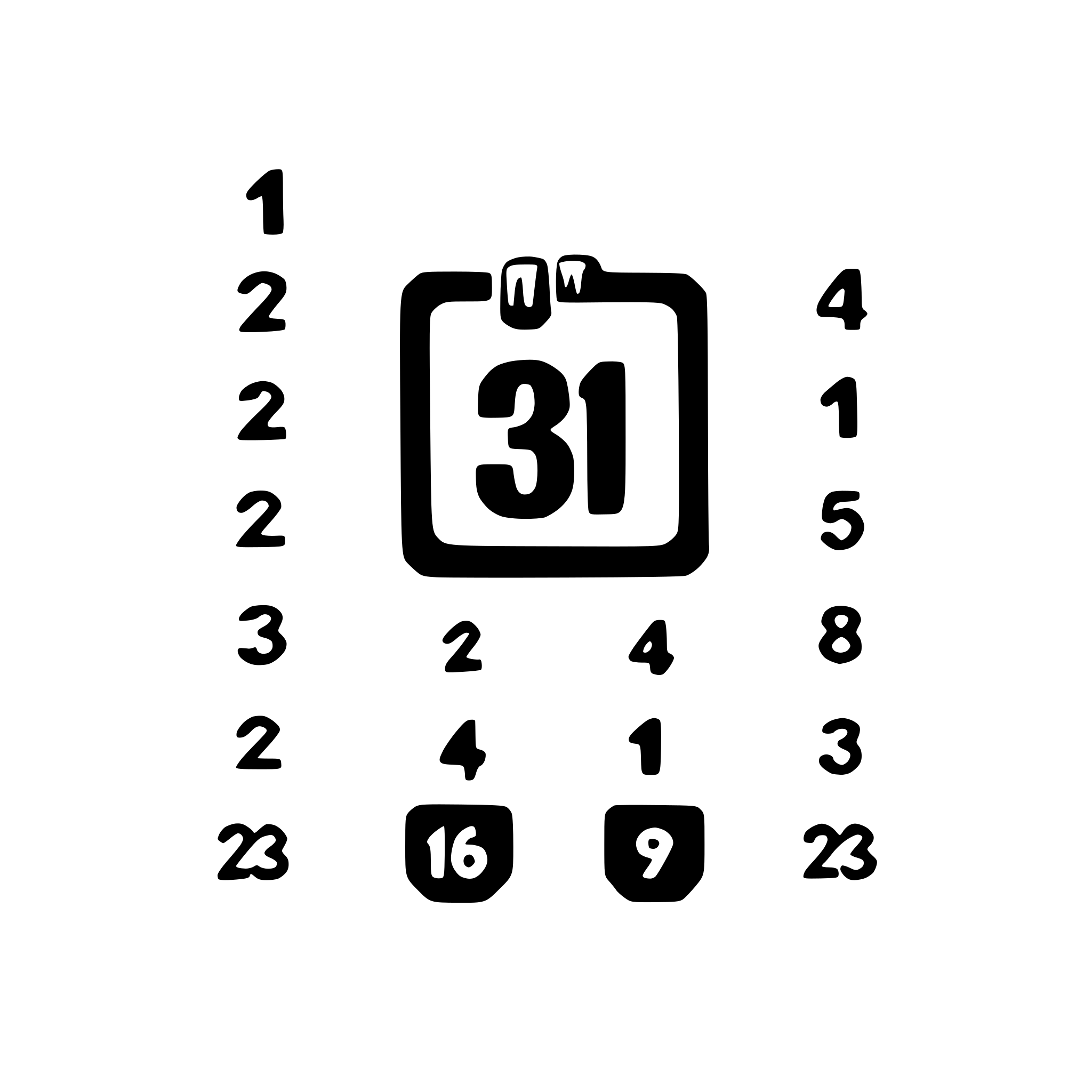 AI-generated SVG of a calendar