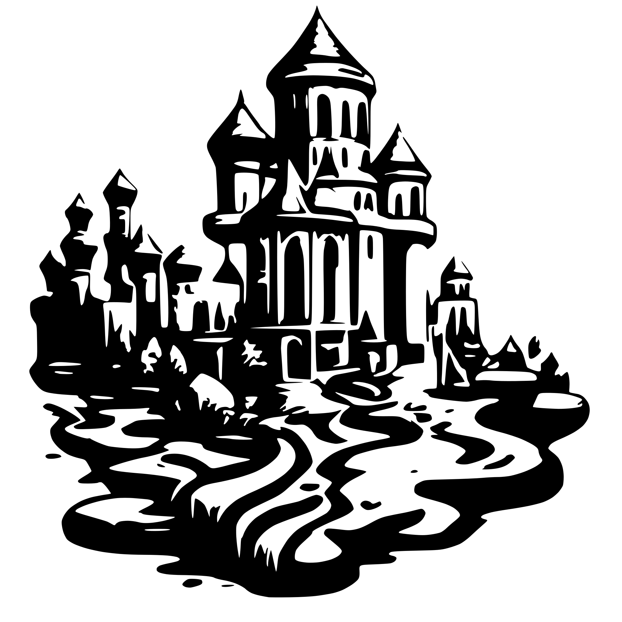 AI-generated SVG of a kingdom