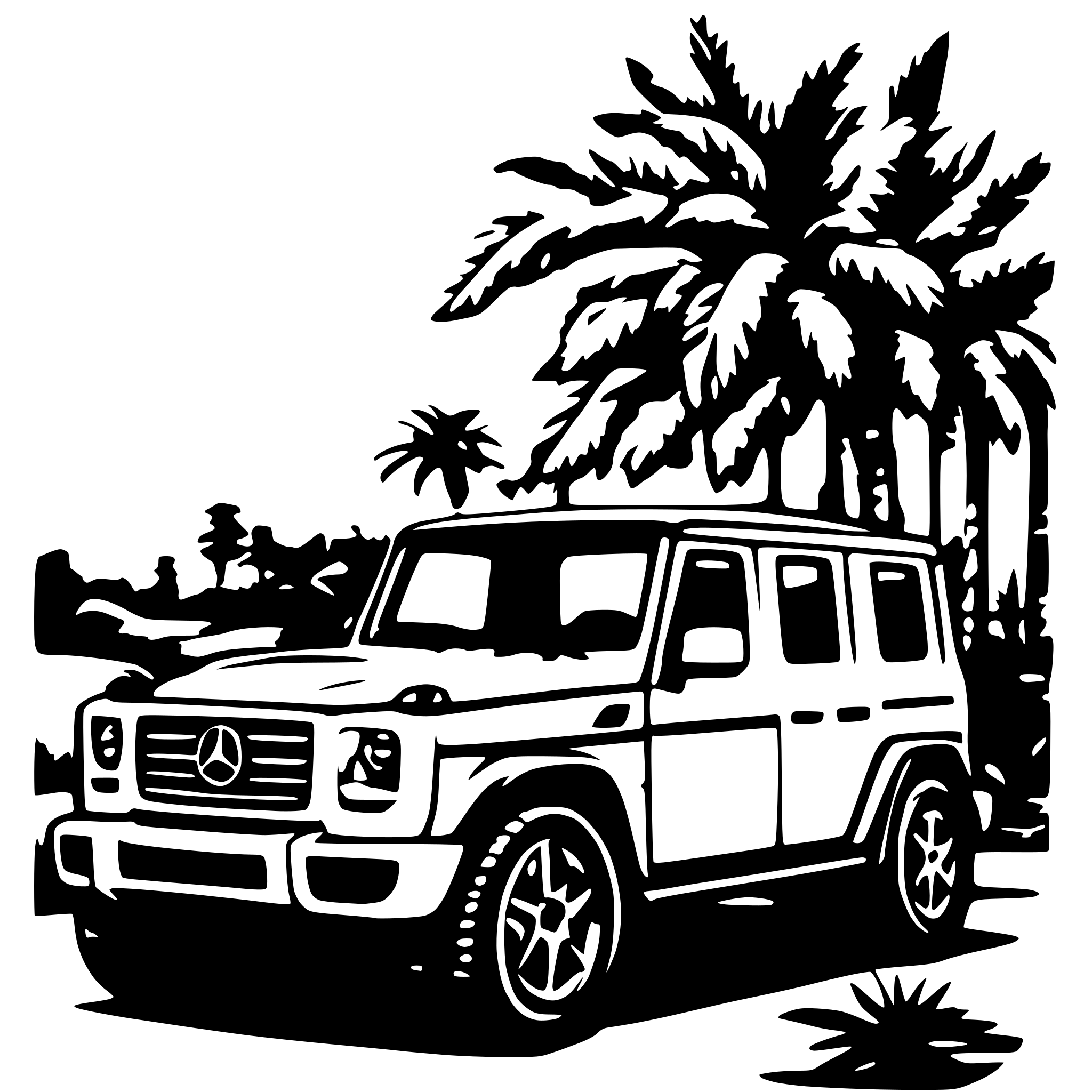 AI-generated SVG of 'Mercedes G Wagon'