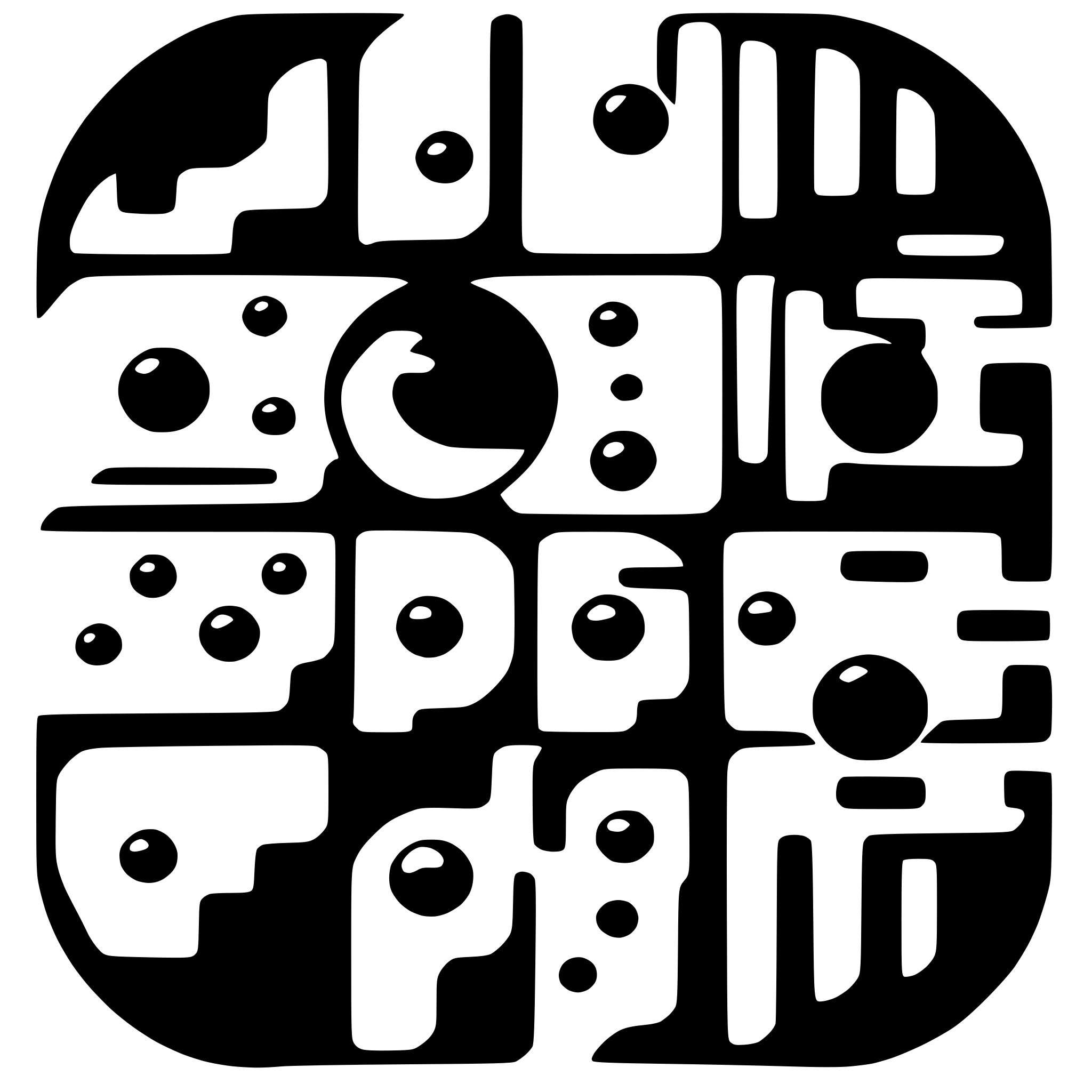 AI-generated SVG of 'squircles'