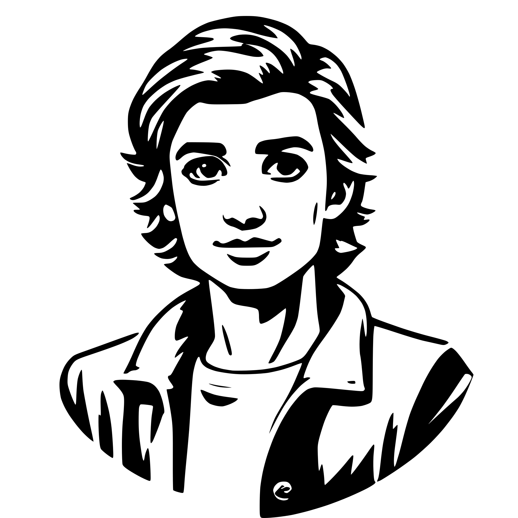 AI-generated SVG of 'cute guy'