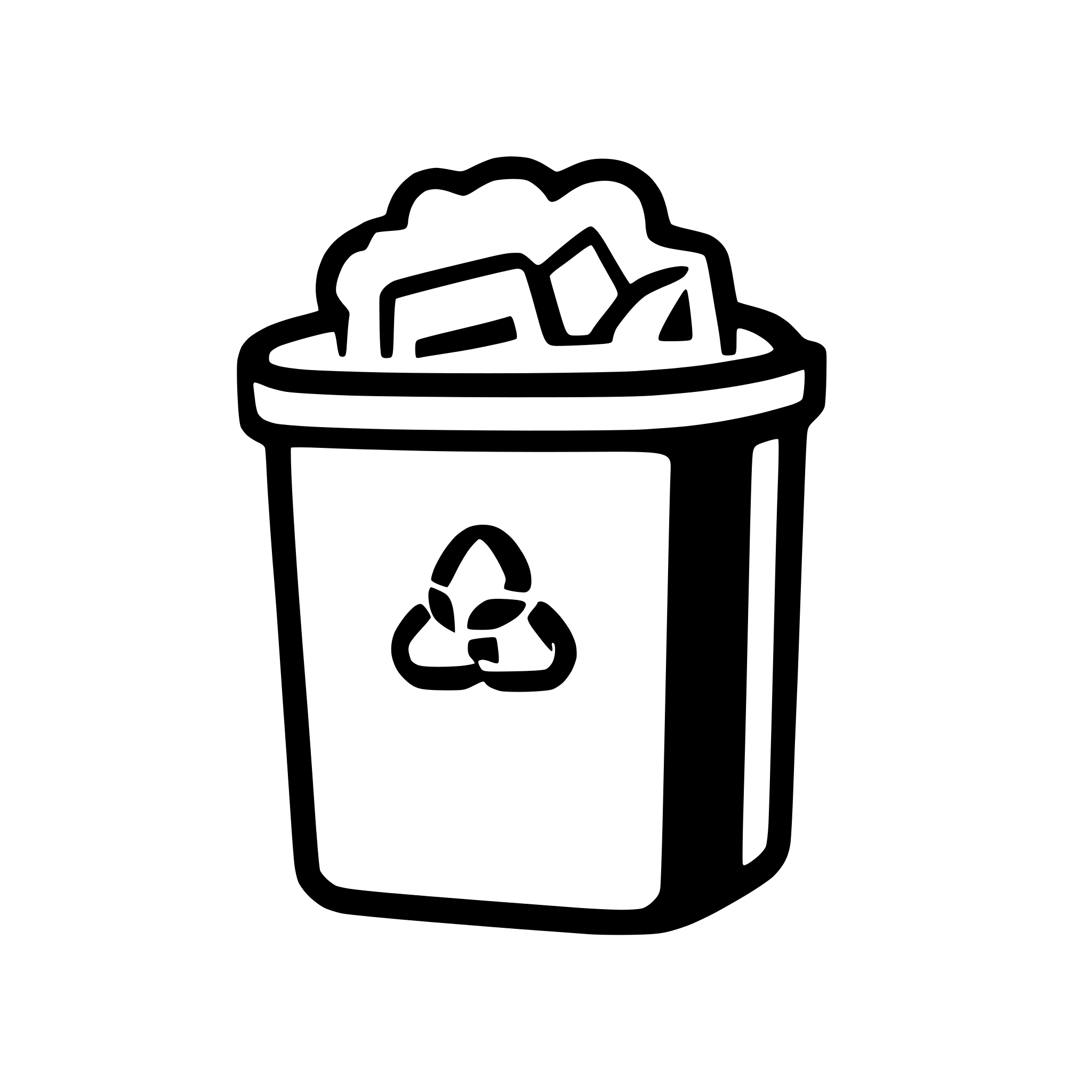AI-generated SVG of 'trash icon'