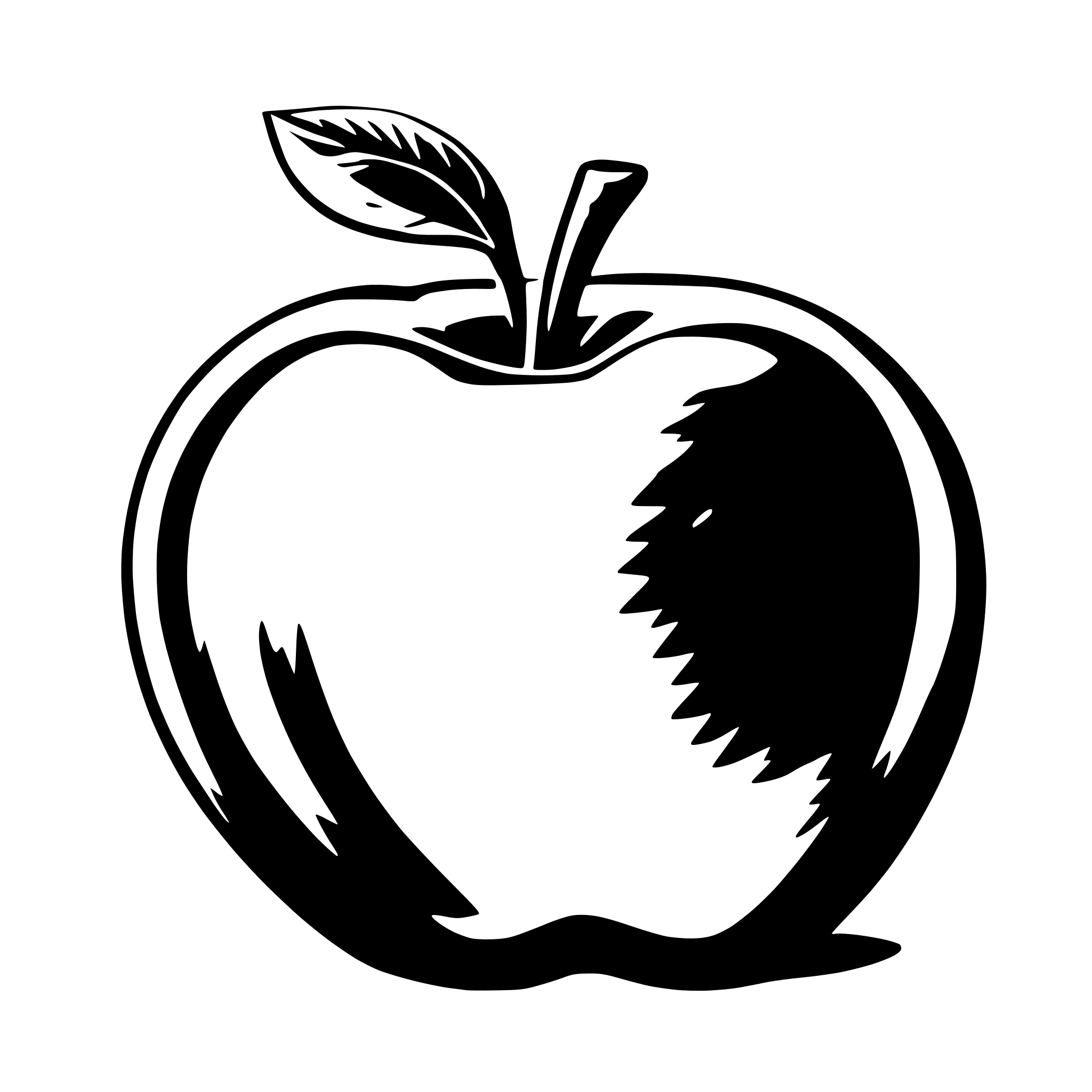 AI-generated SVG of a apple