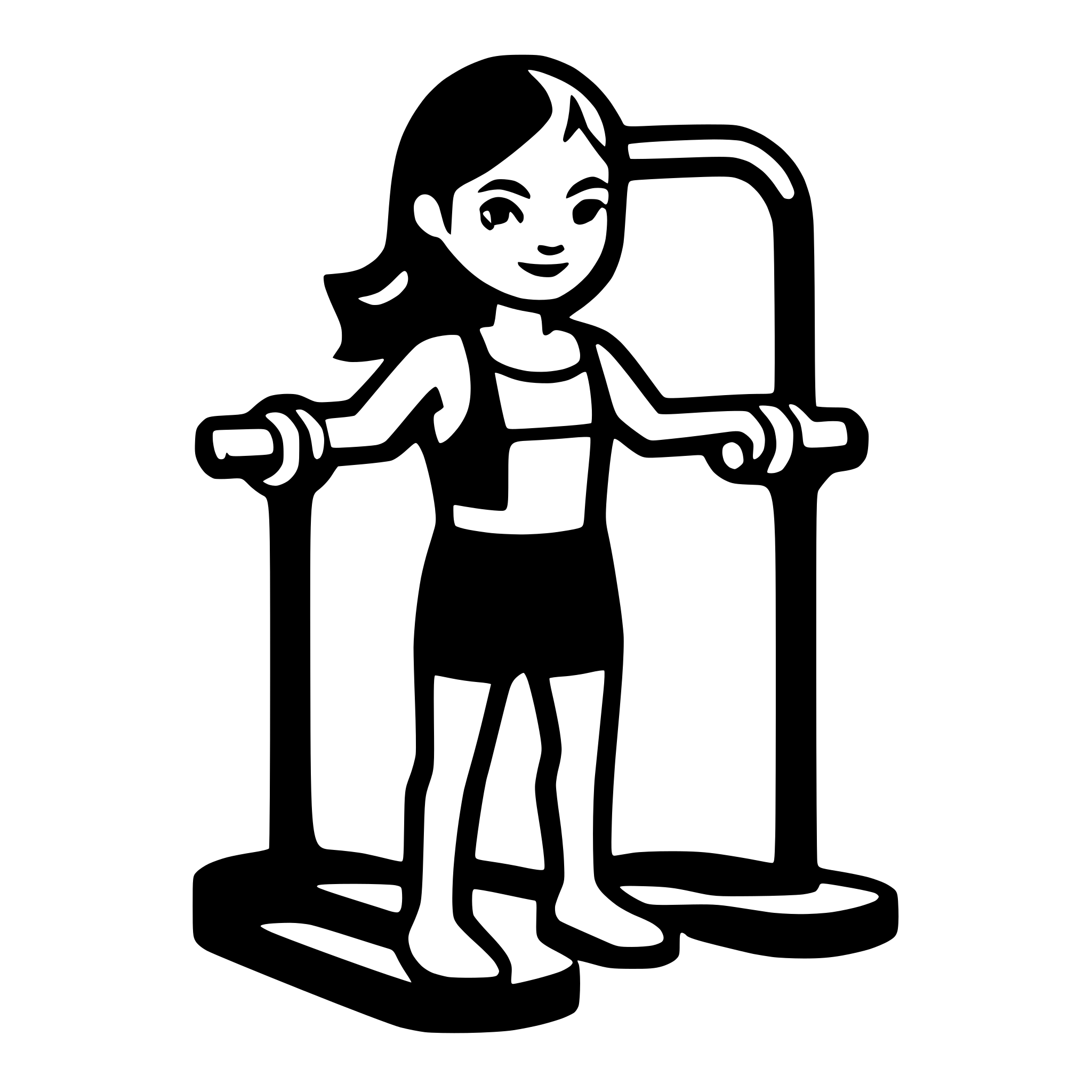 AI-generated SVG of a i am building a fitness app. i have a train muscle section. want svgs for mucles like chest, back, legs, shoulders etc. fill the svg with white colour, keep design simple and minimalistic