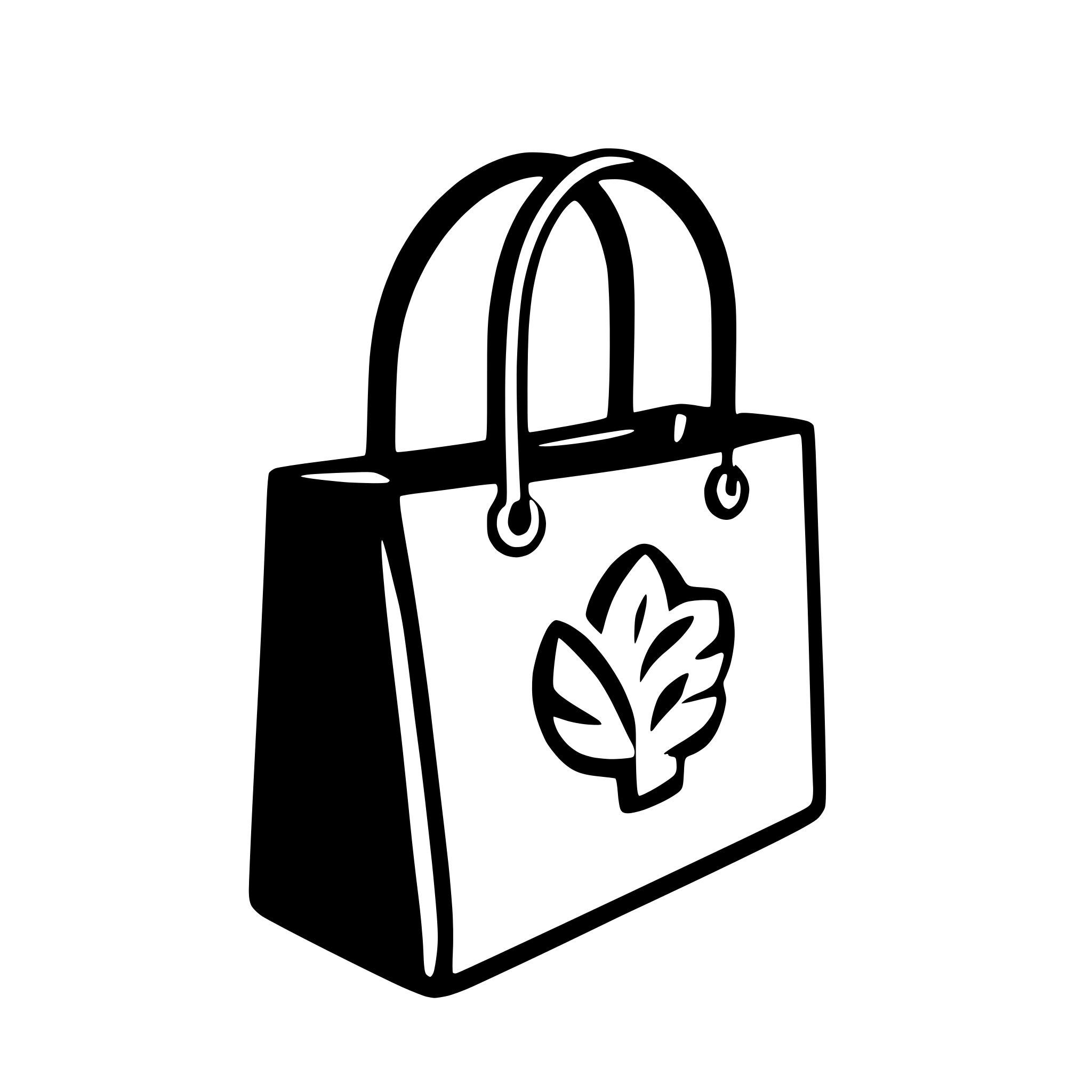 AI-generated SVG of 'tote bag'