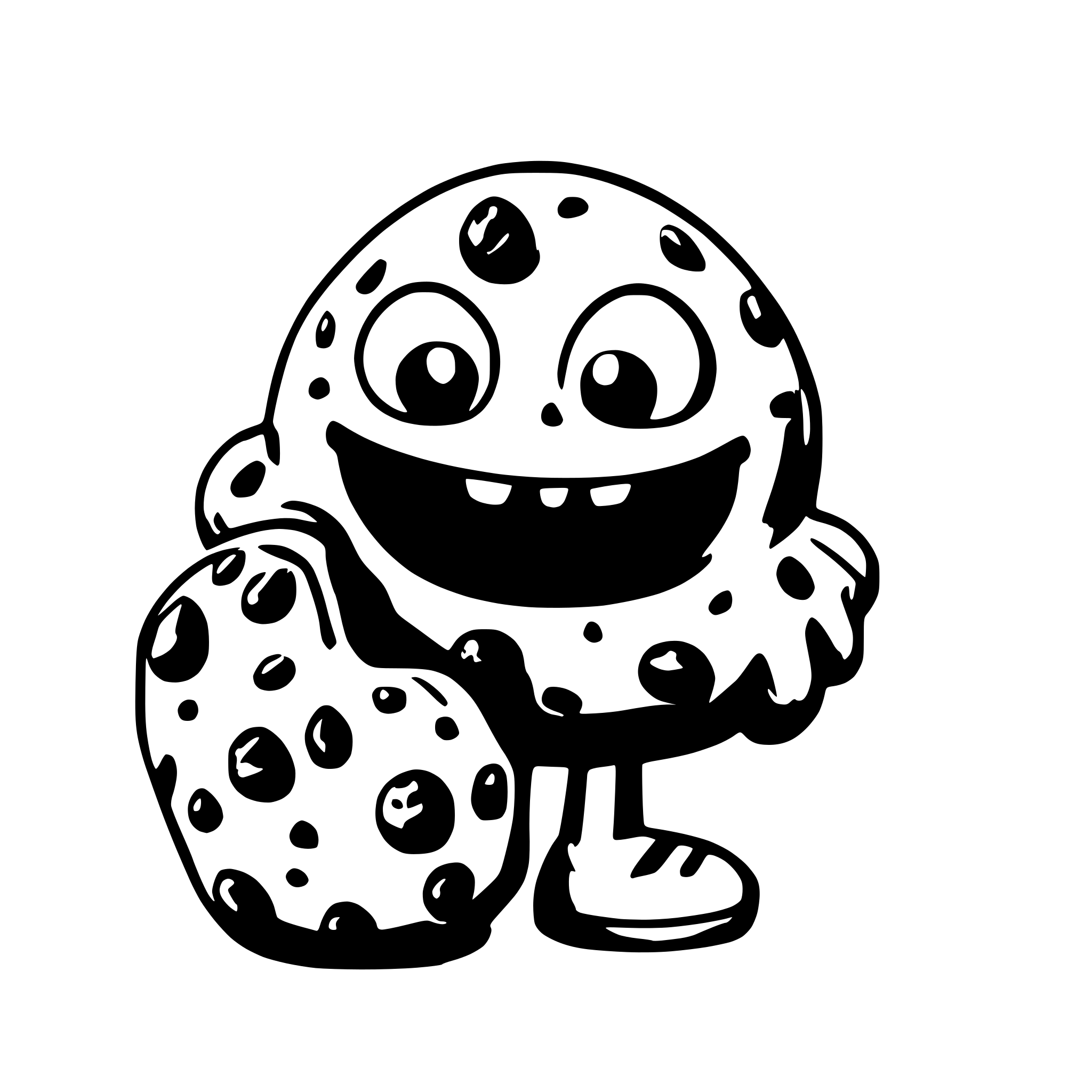 AI-generated SVG of a Cookie Monster
