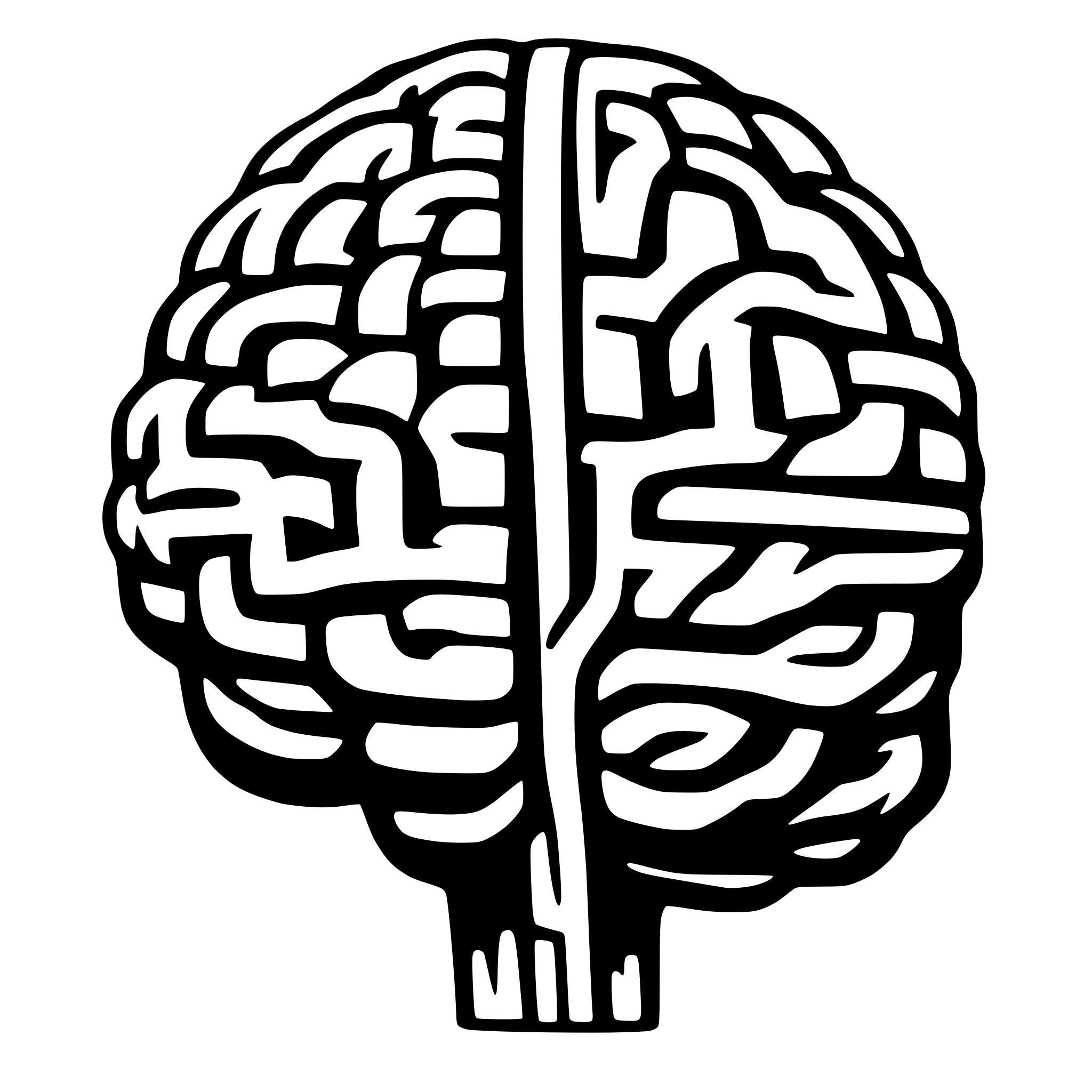 AI-generated SVG of 'brain'