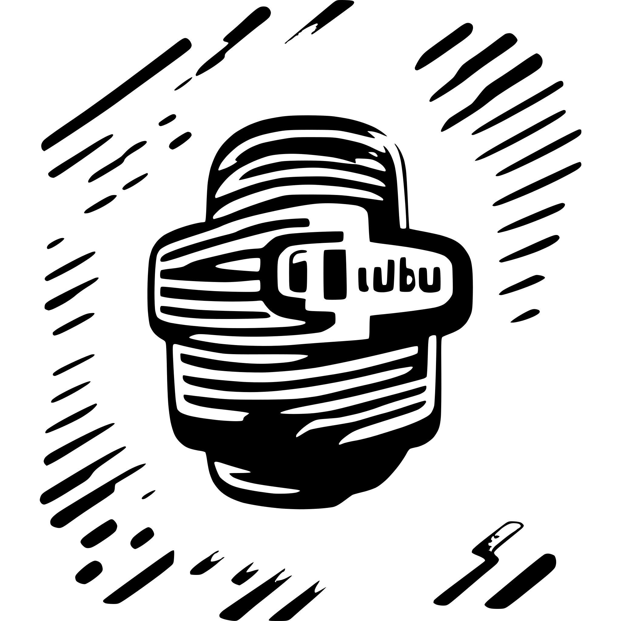 AI-generated SVG of 'youtube logo with fun pattern'