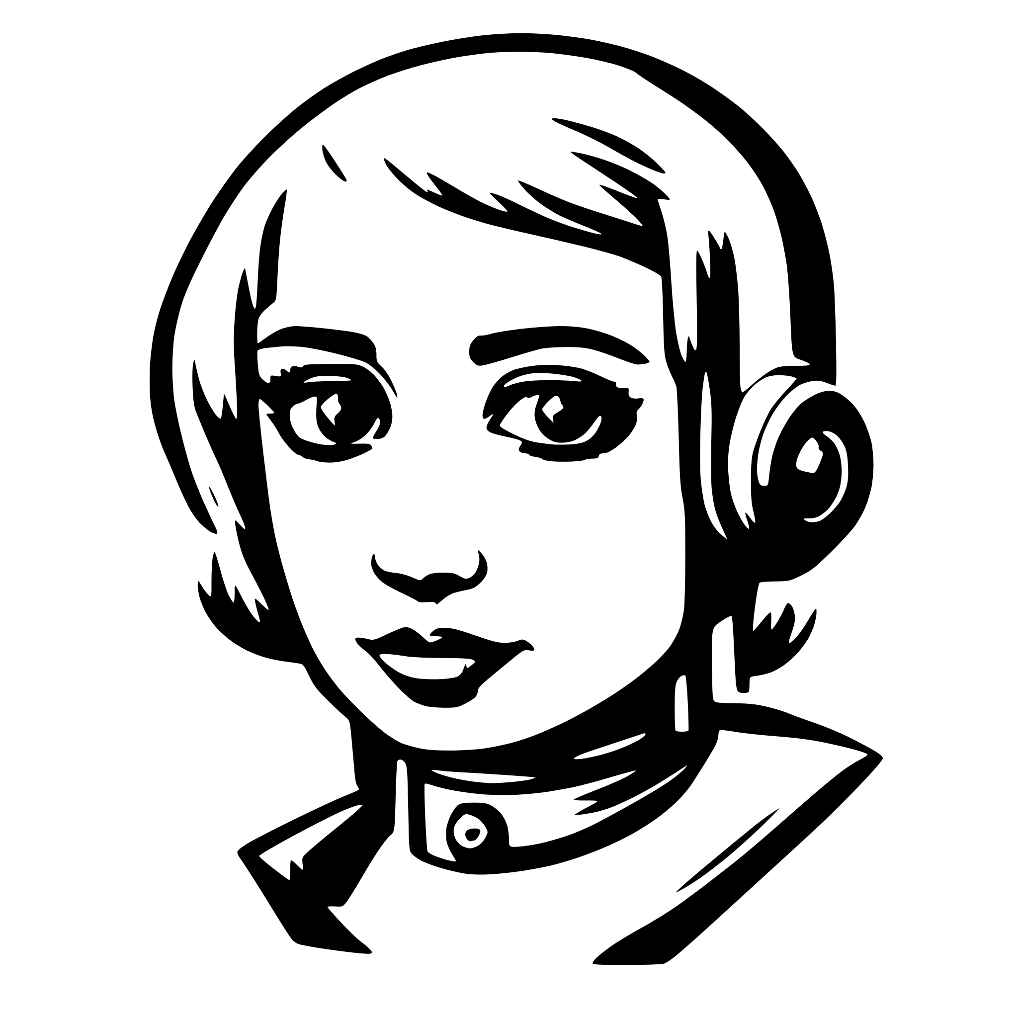 AI-generated SVG of a AI