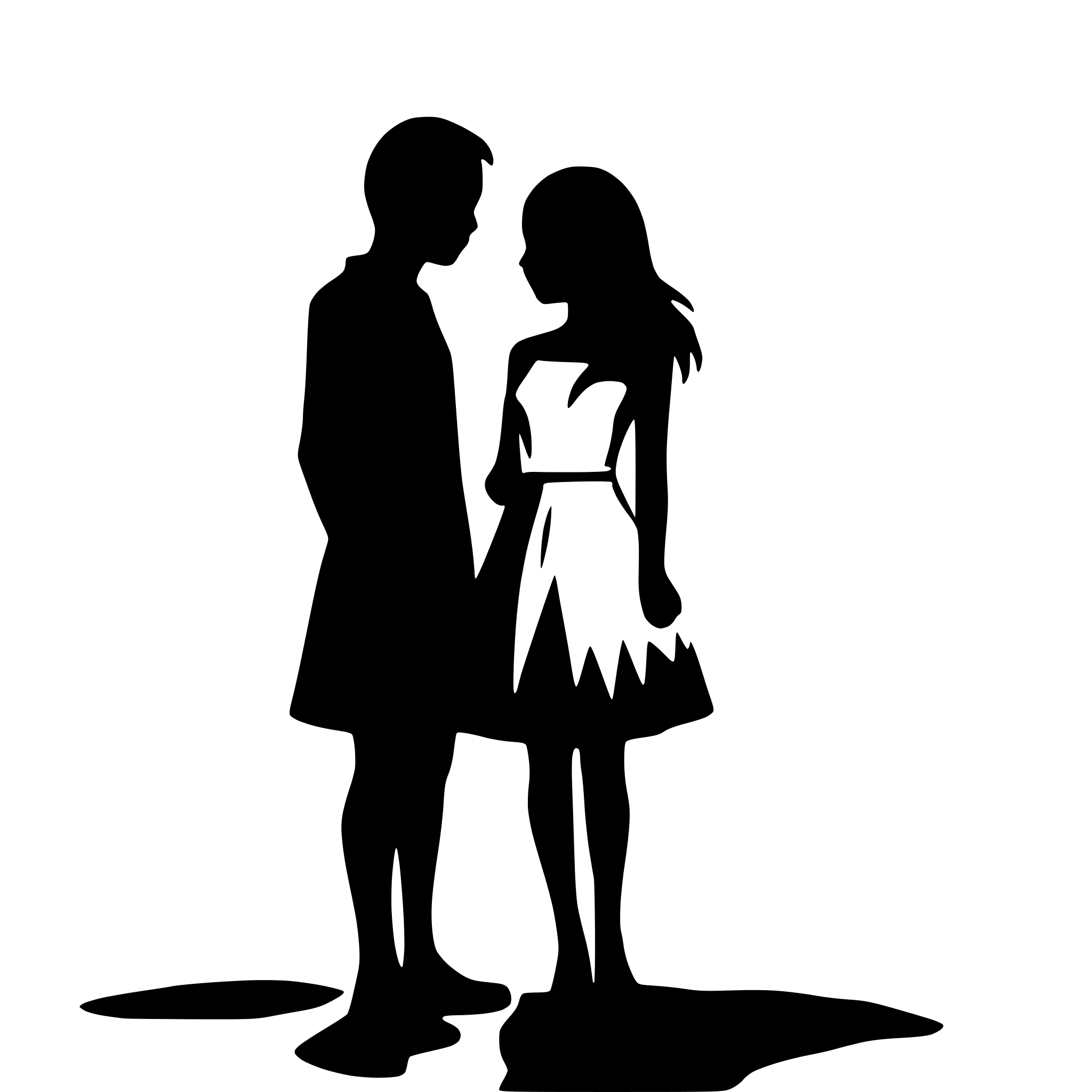 AI-generated SVG of a couple in love