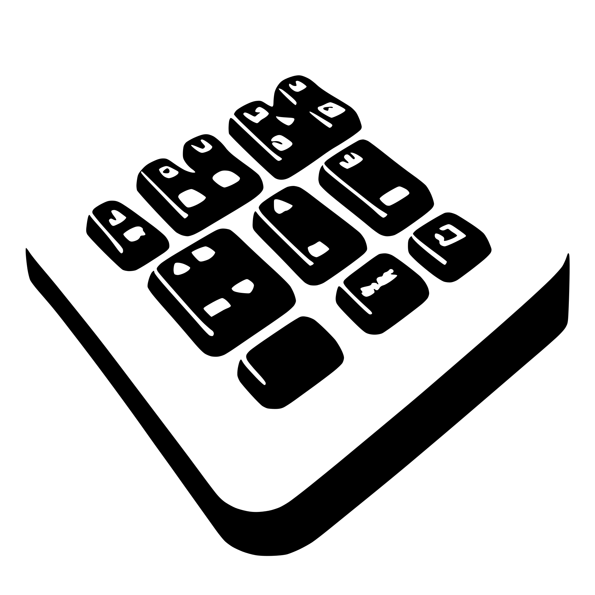 AI-generated SVG of a keycap