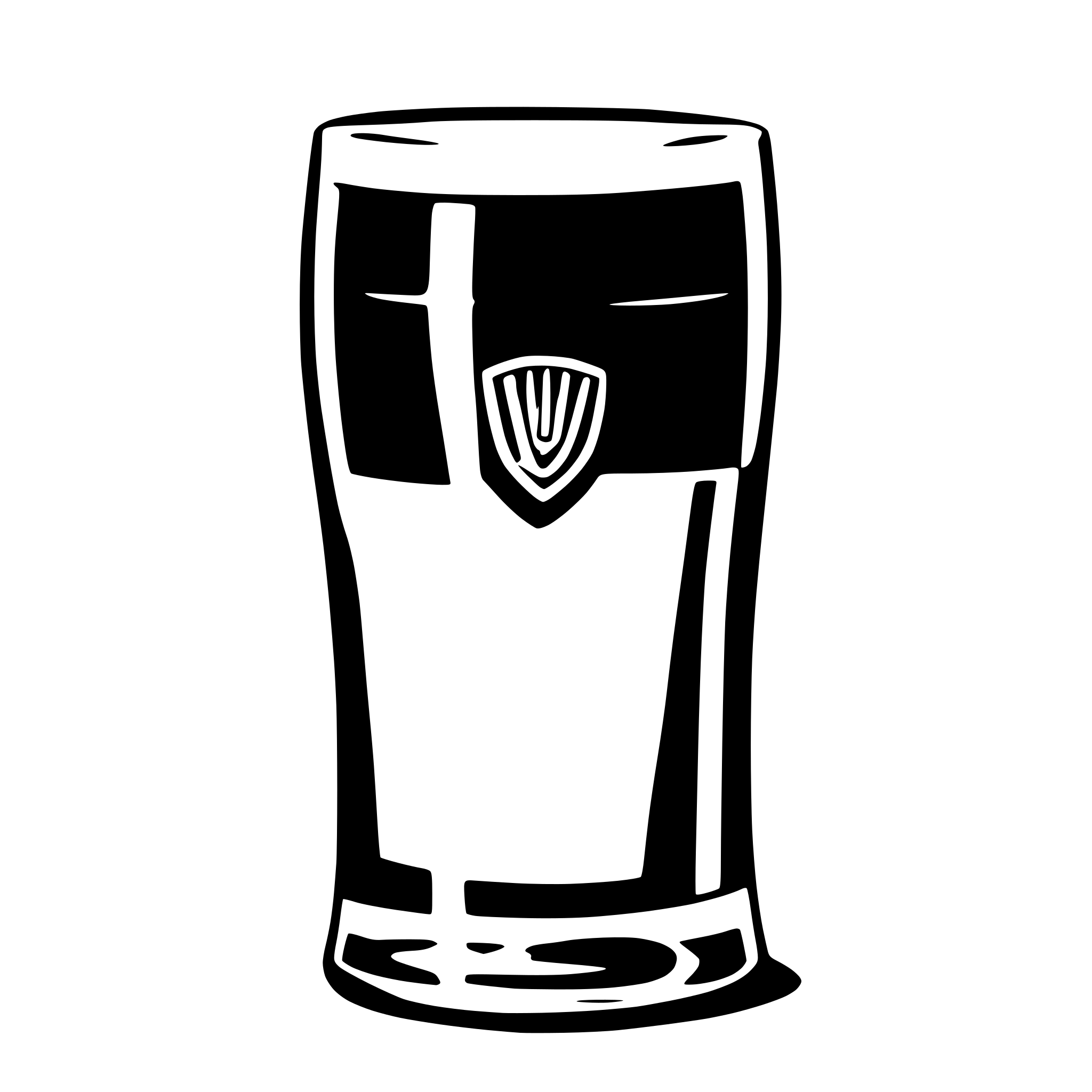 AI-generated SVG of 'guinness glass'