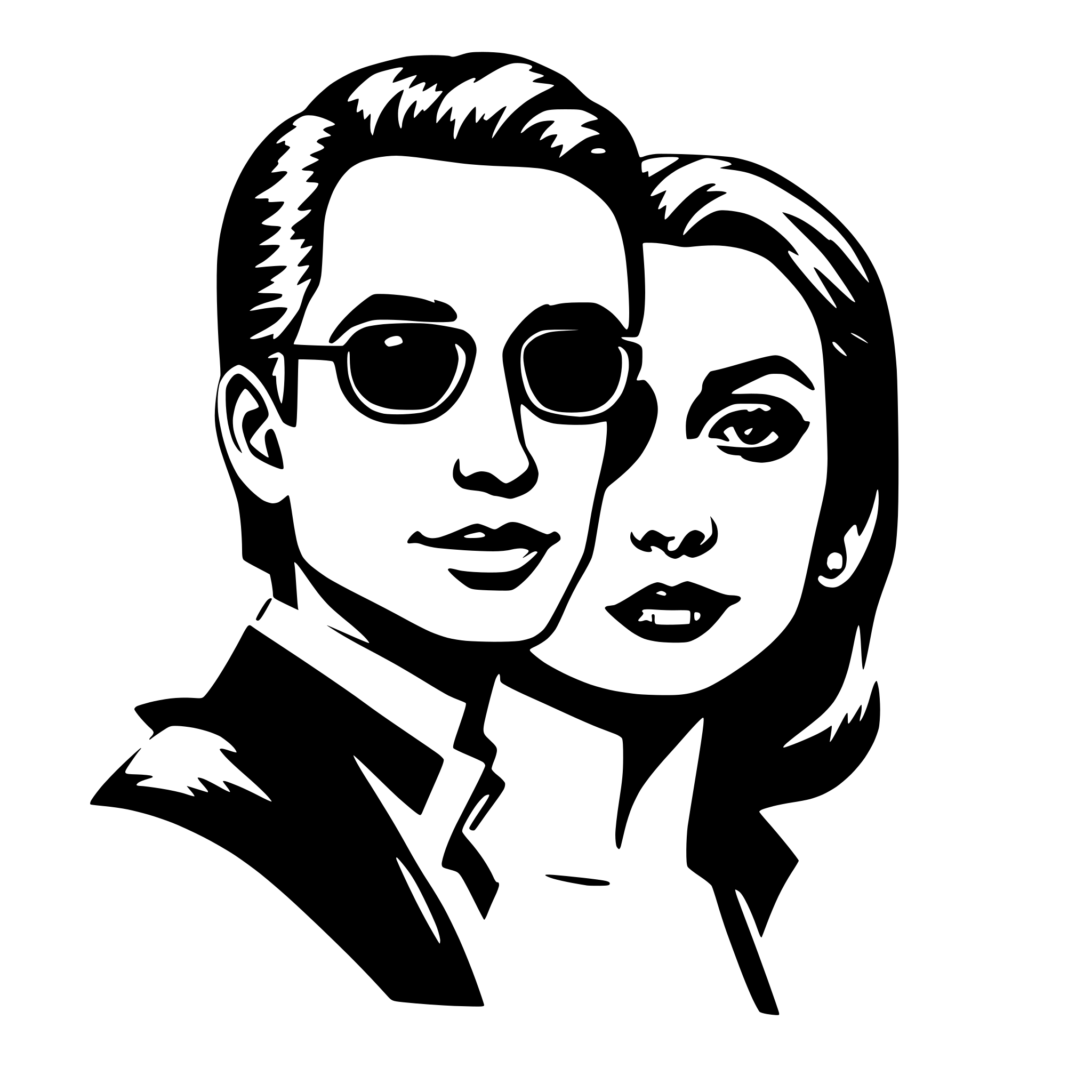 AI-generated SVG of 'celebrities'