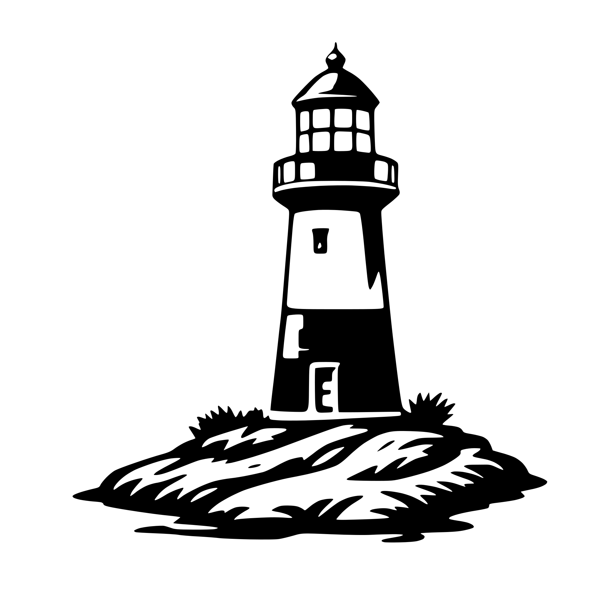 AI-generated SVG of 'lighthouse'