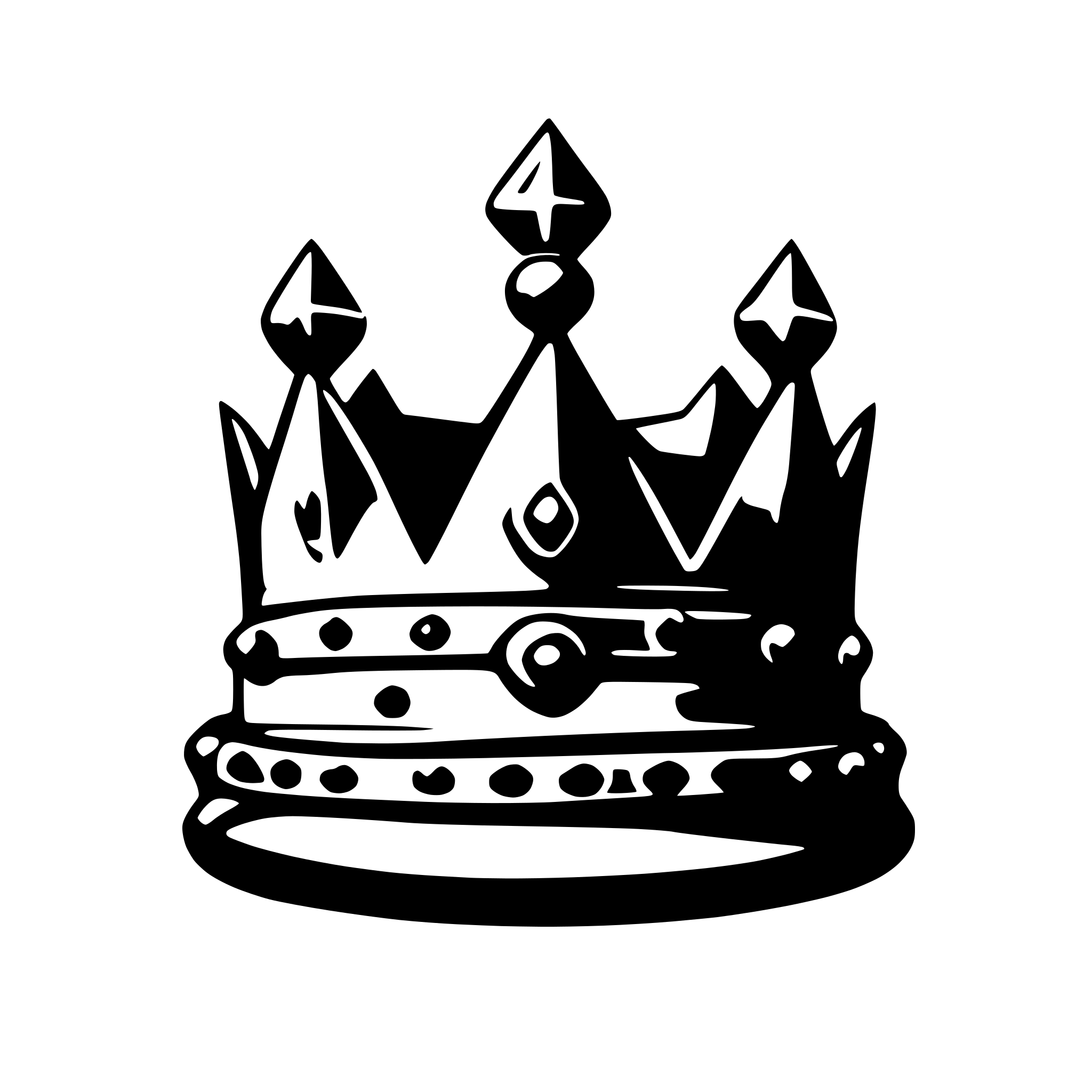 AI-generated SVG of a crown
