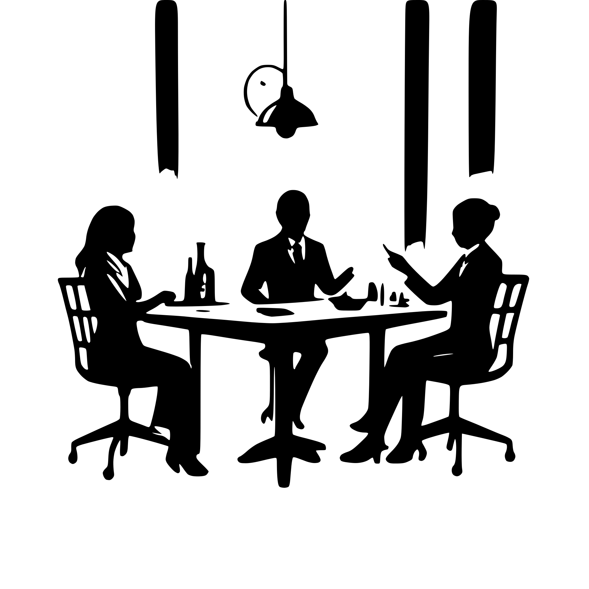 AI-generated SVG of a doctors sitting around a table